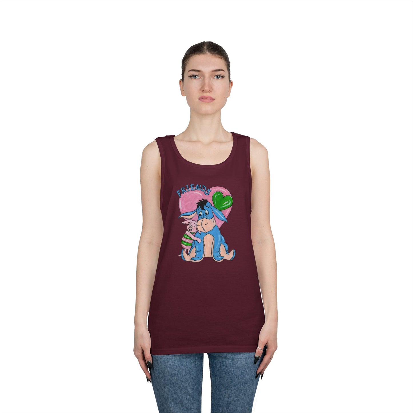 Best Friends Unisex Heavy Cotton Tank Top