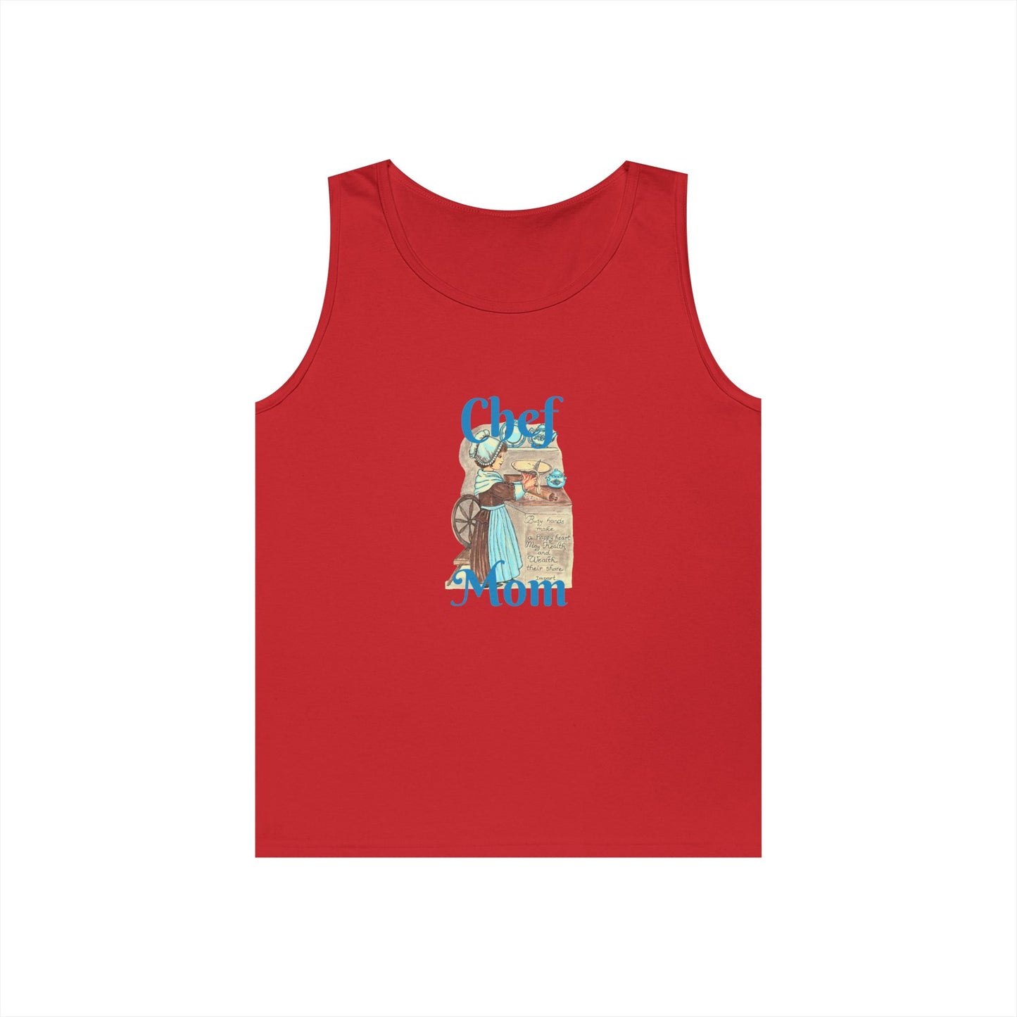 Chef Mom Unisex Heavy Cotton Tank Top