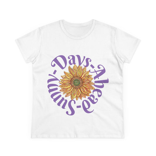 Sunny Days Ahead Women's Midweight Cotton Tee