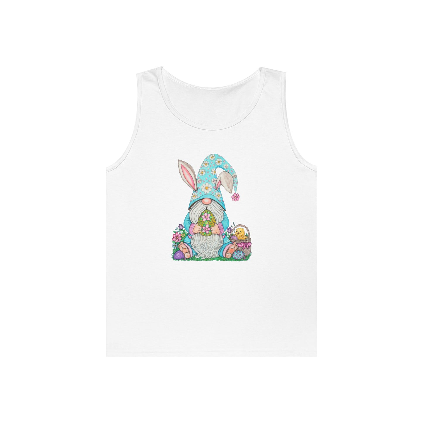 Easter Gnome Unisex Heavy Cotton Tank Top