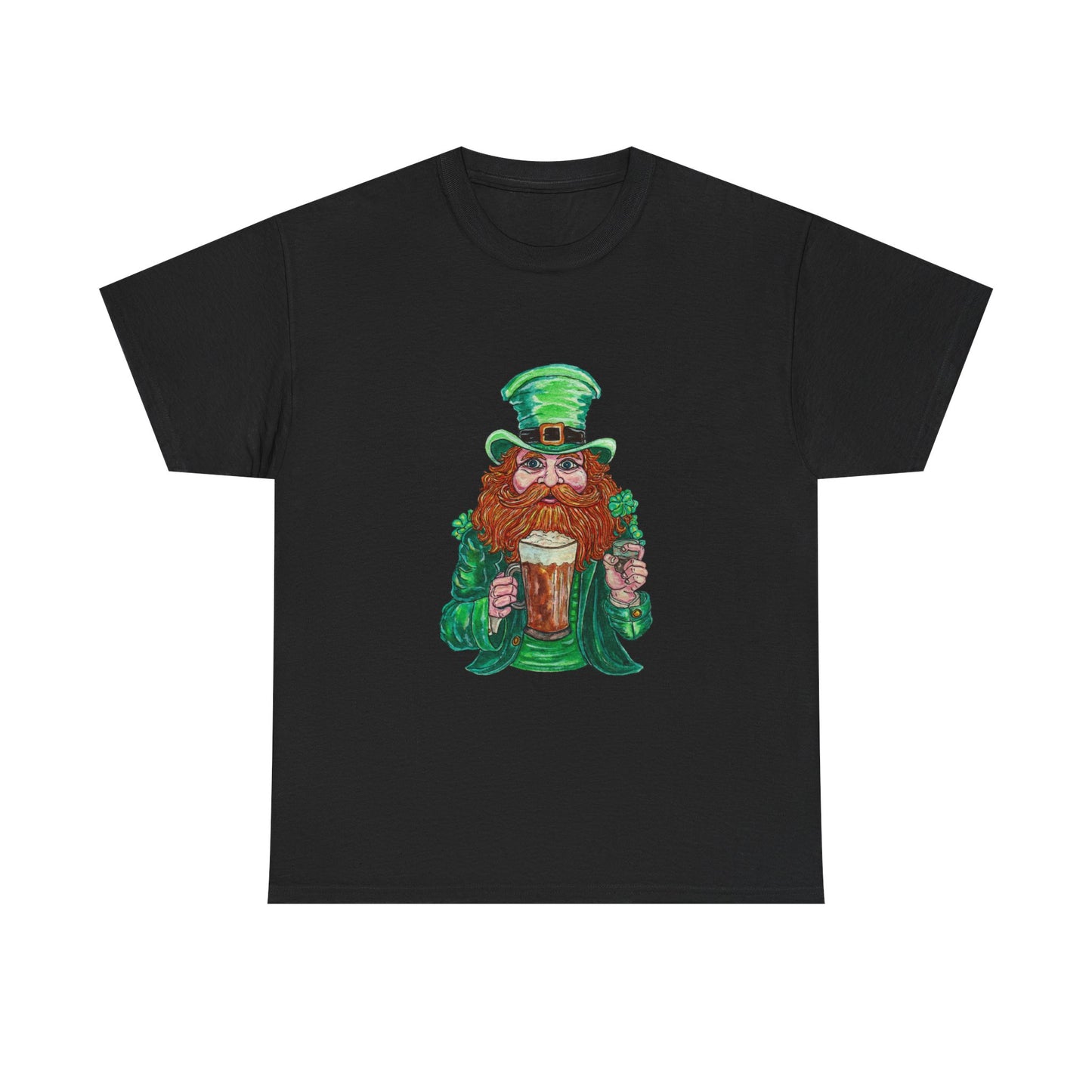 Drunken Leprechaun Unisex Heavy Cotton Tee