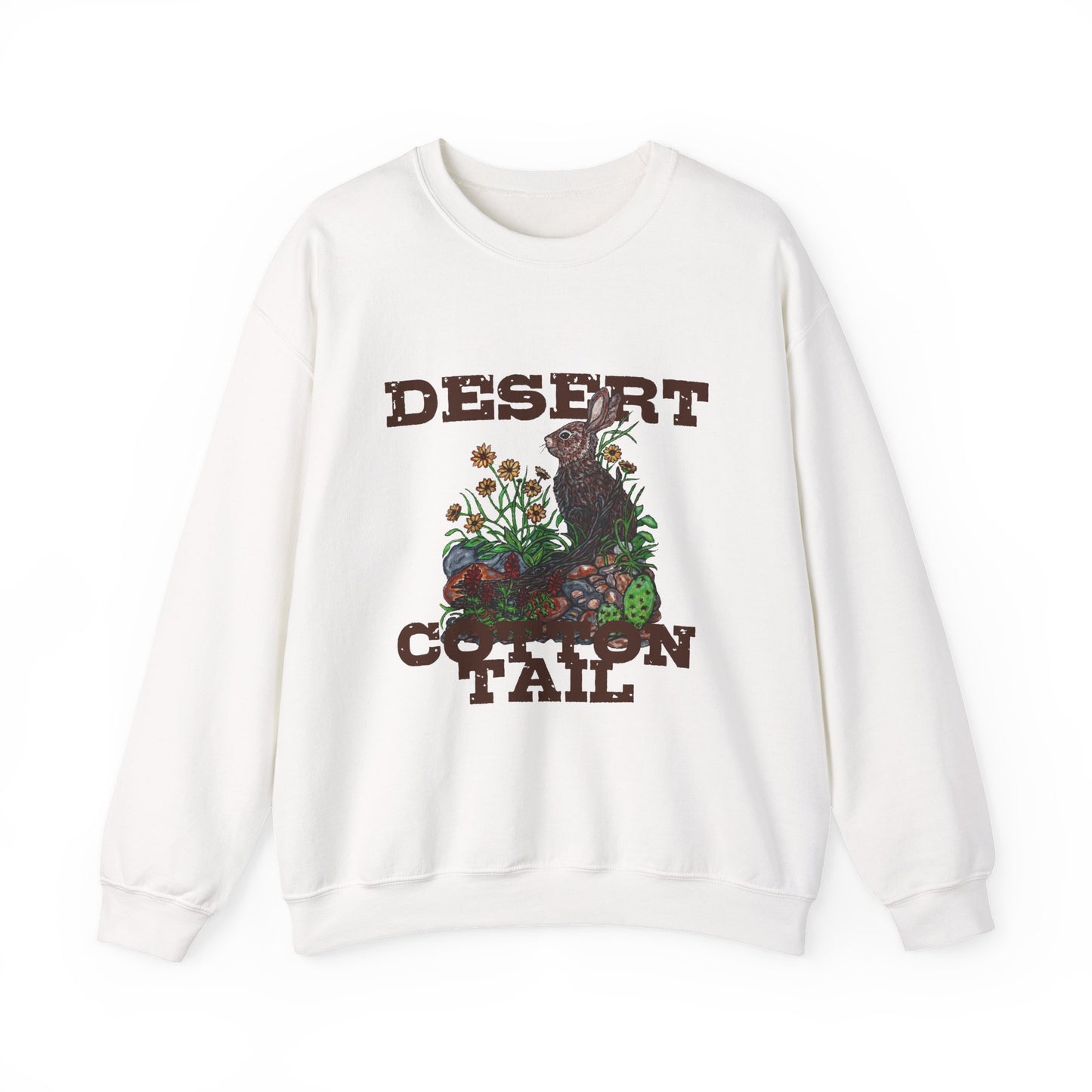 Desert Cotton Tail Unisex Heavy Blend™ Crewneck Sweatshirt