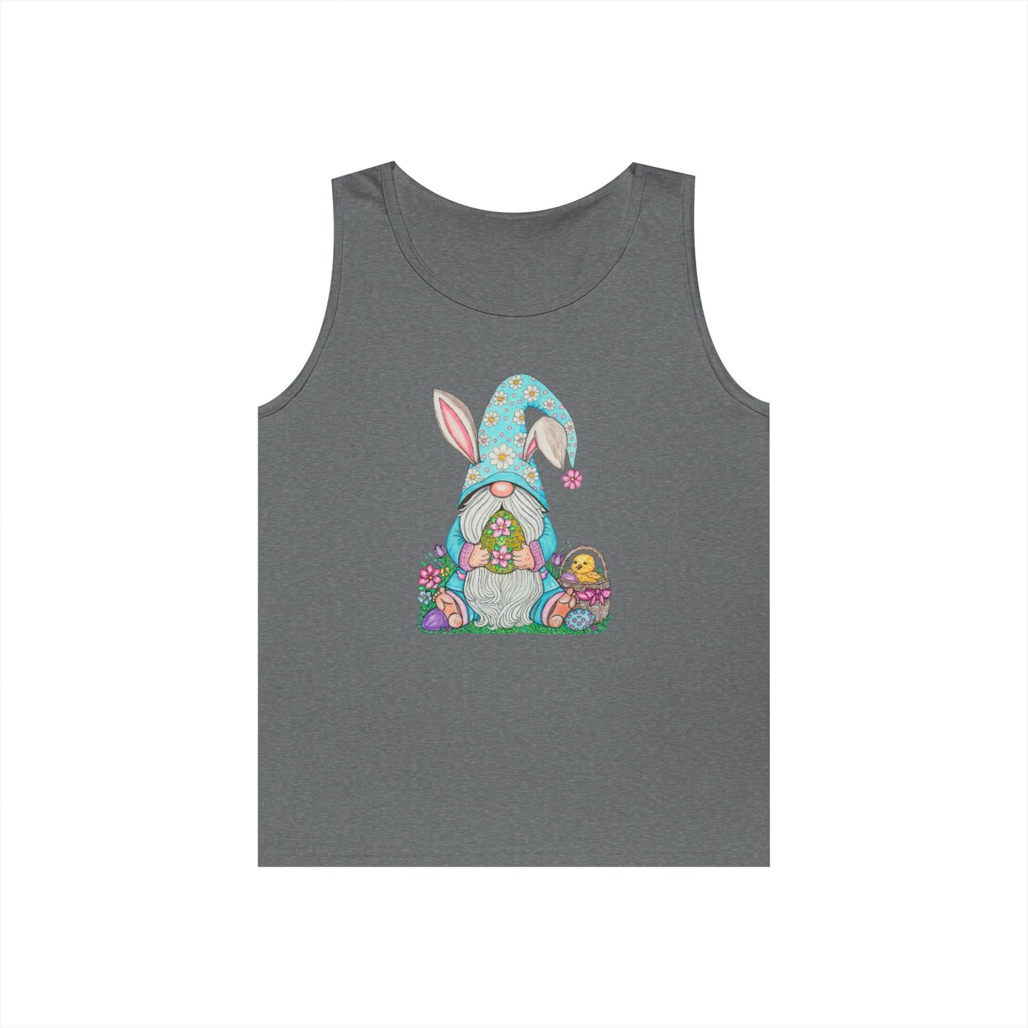 Easter Gnome Unisex Heavy Cotton Tank Top