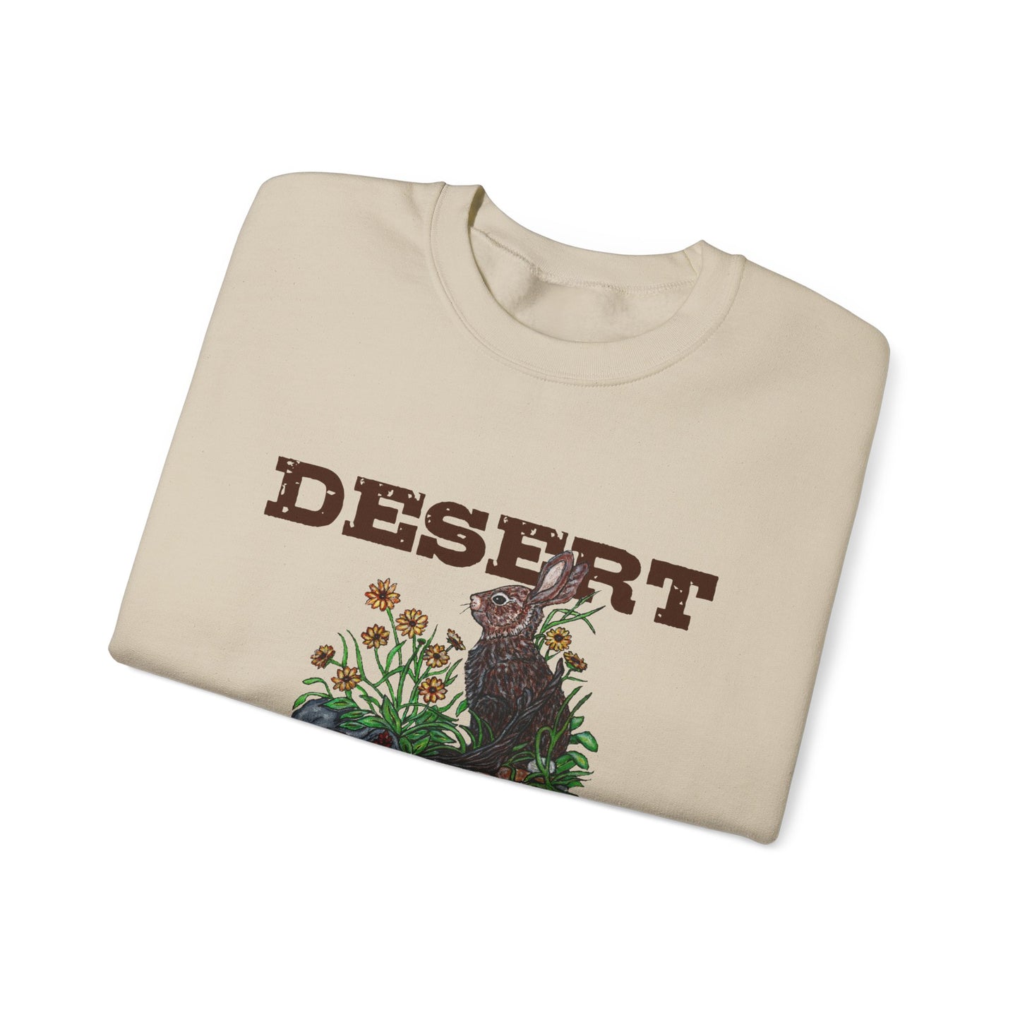 Desert Cotton Tail Unisex Heavy Blend™ Crewneck Sweatshirt