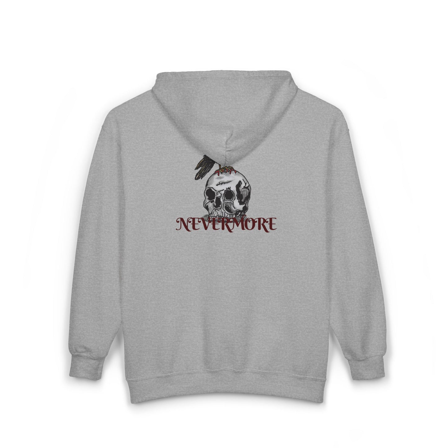 Nevermore Unisex Heavy Blend™ Full Zip Hooded Sweatshirt