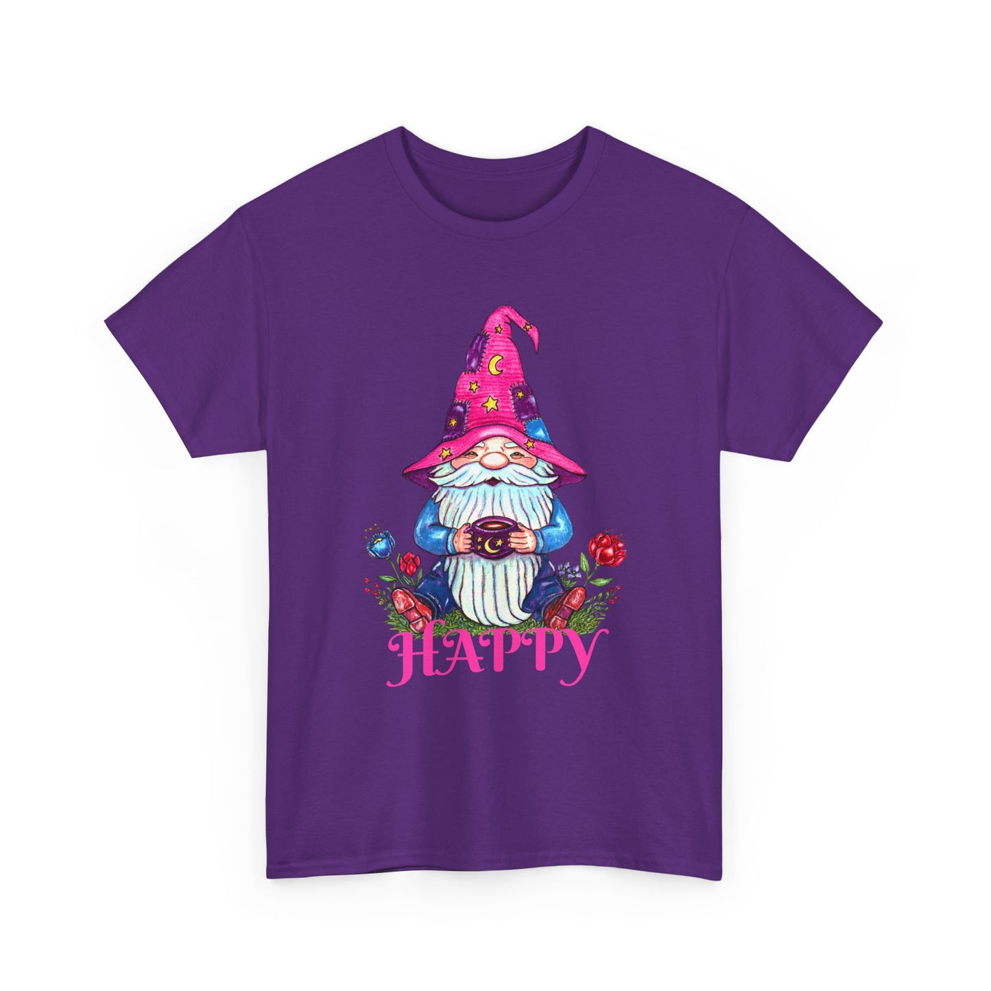 Happy Gnome Unisex Heavy Cotton Tee
