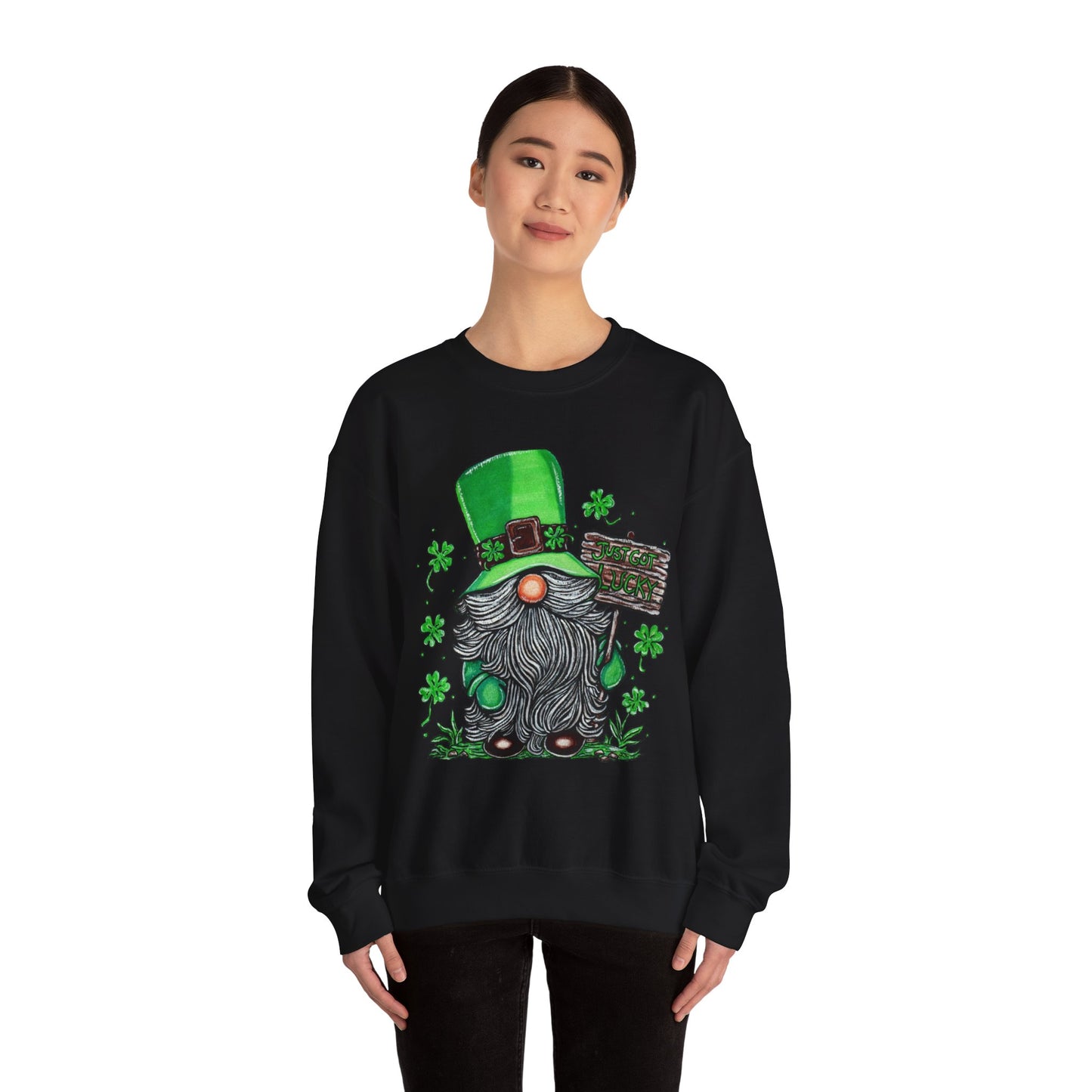 Gnomish Leprechaun Unisex Heavy Blend™ Crewneck Sweatshirt