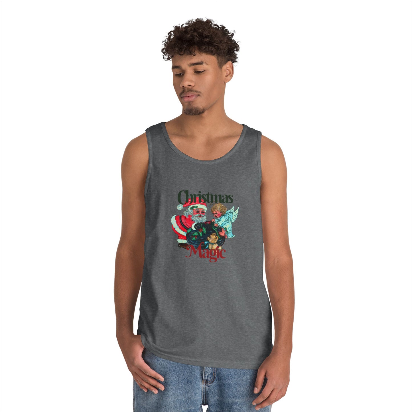Christmas Magic Unisex Heavy Cotton Tank Top