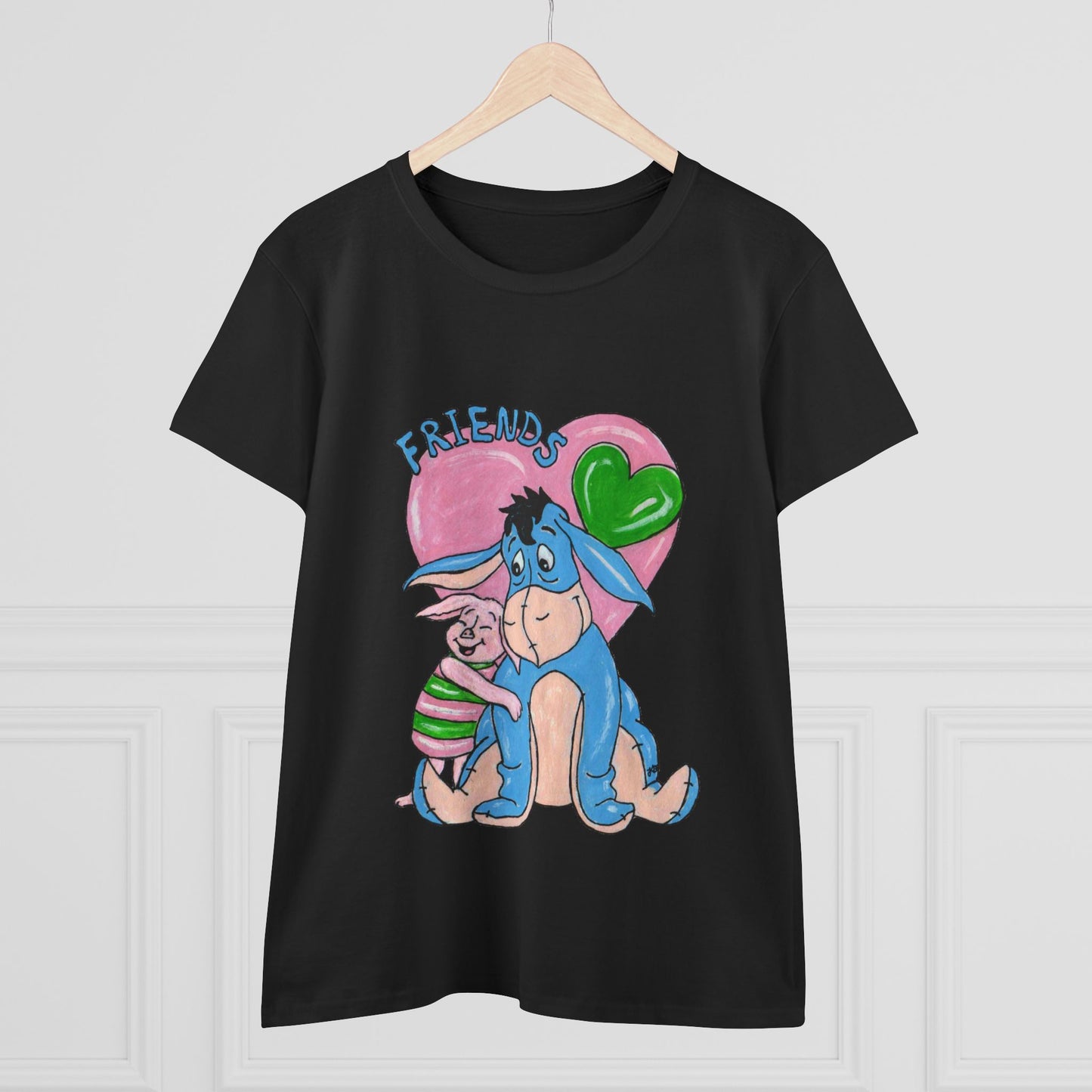 Best Friends Women's Midweight Cotton Tee