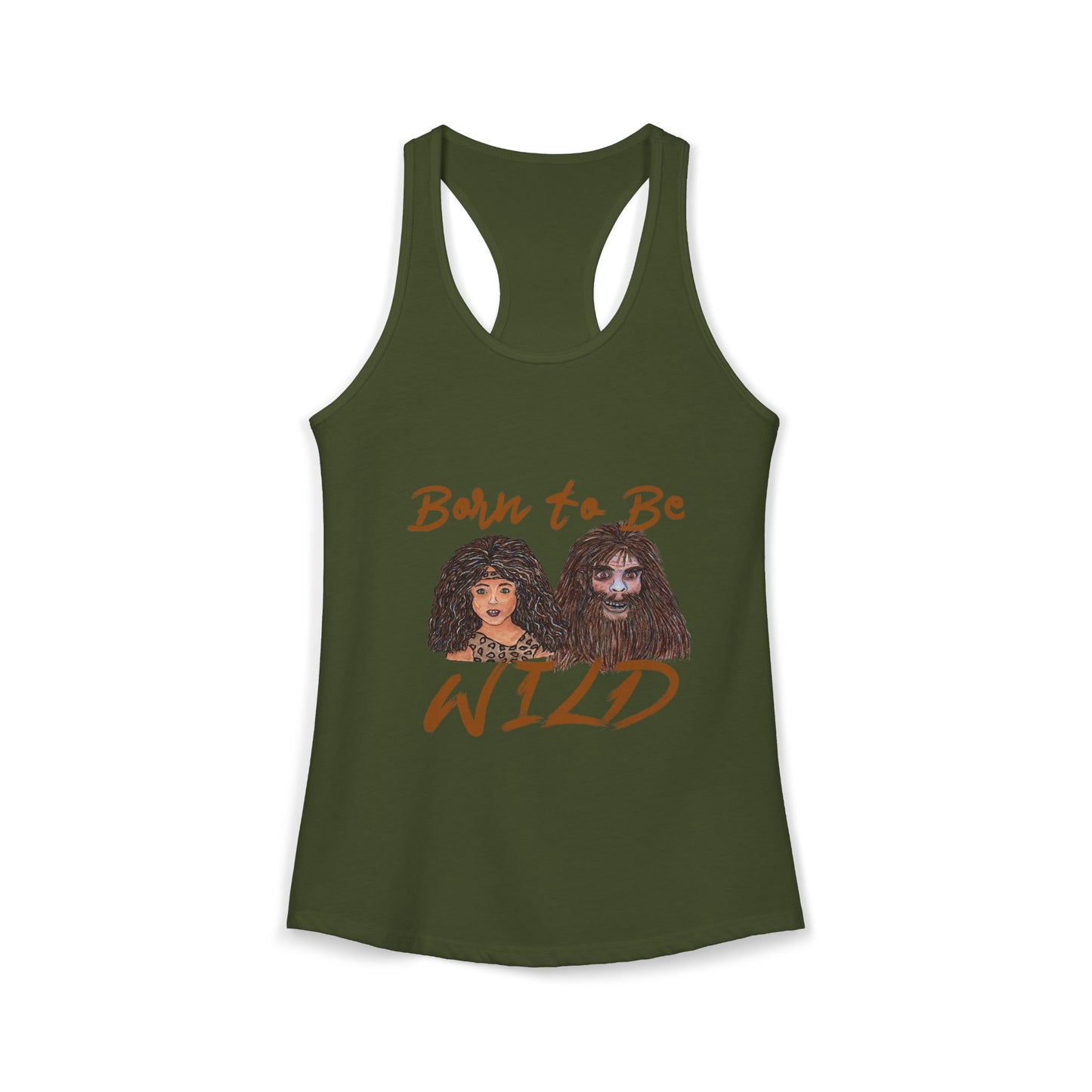 Born to be Wild Women's Ideal Racerback Tank