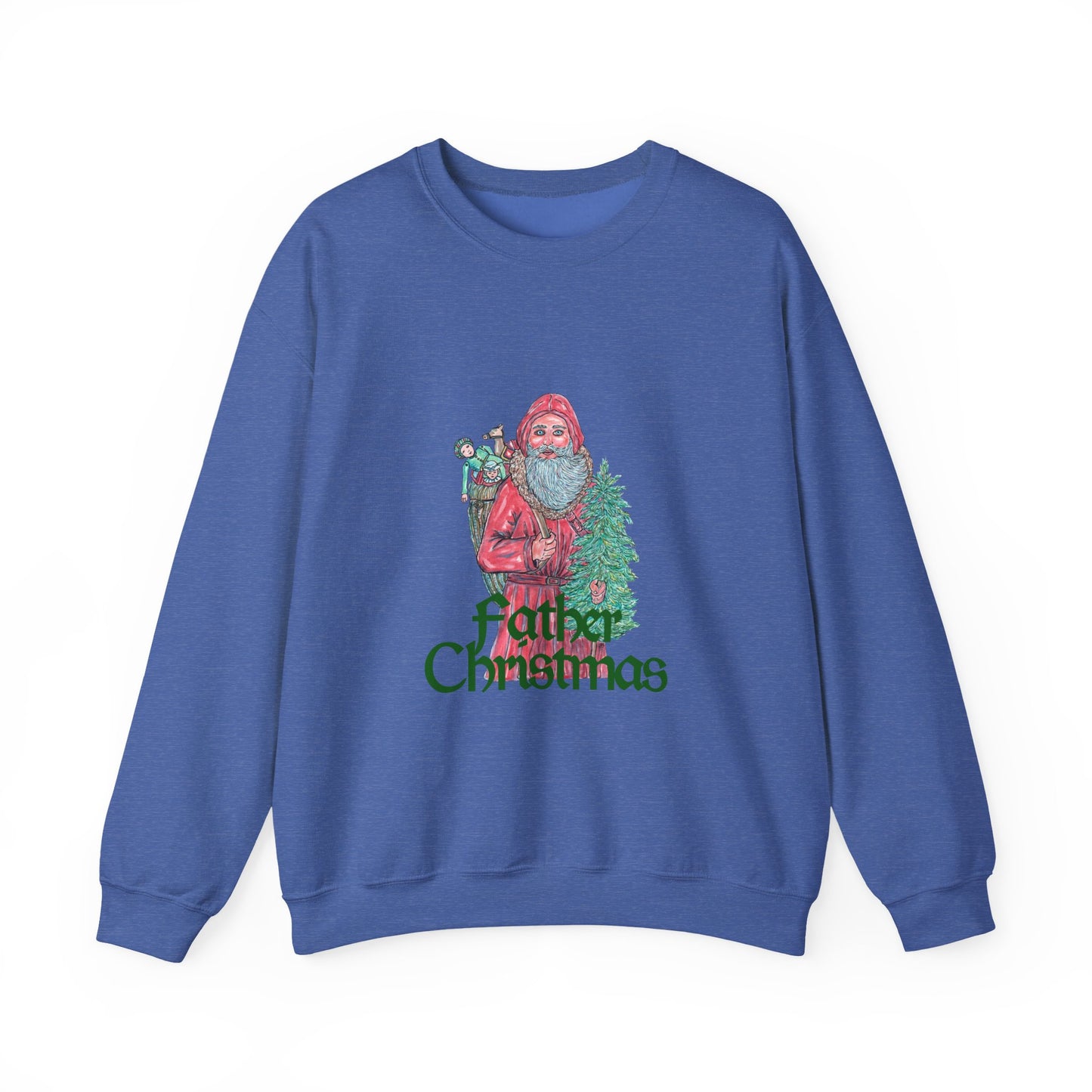 Father Christmas Unisex Heavy Blend™ Crewneck Sweatshirt