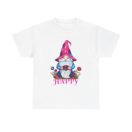 Happy Gnome Unisex Heavy Cotton Tee