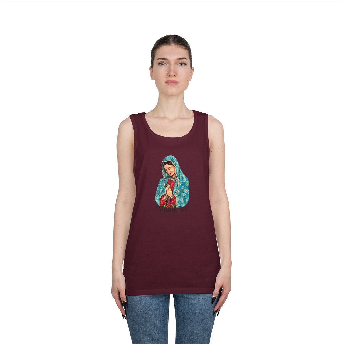 Thankful Unisex Heavy Cotton Tank Top