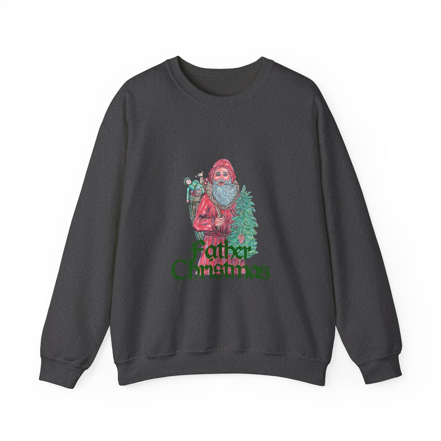 Father Christmas Unisex Heavy Blend™ Crewneck Sweatshirt