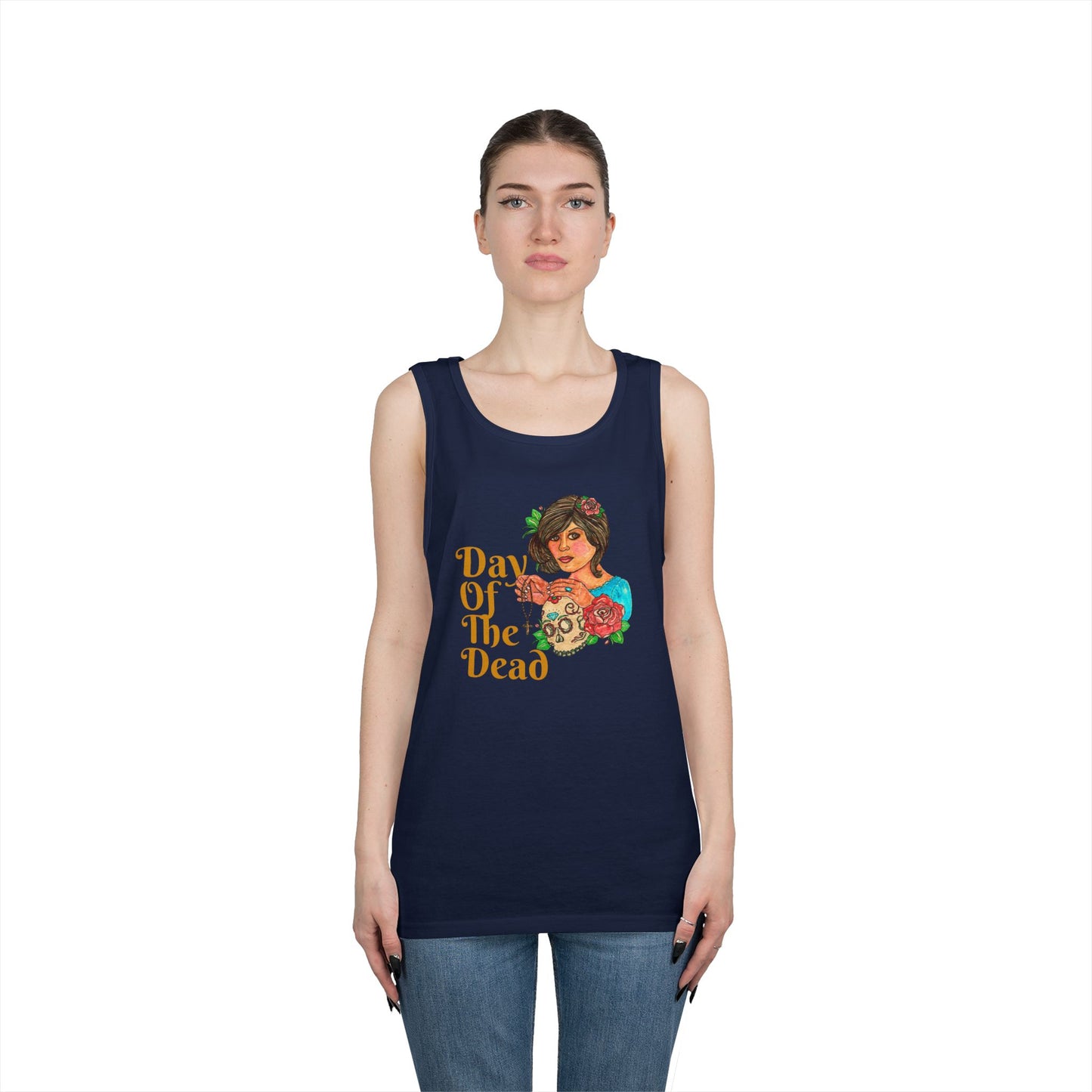 Day of the Dead Unisex Heavy Cotton Tank Top