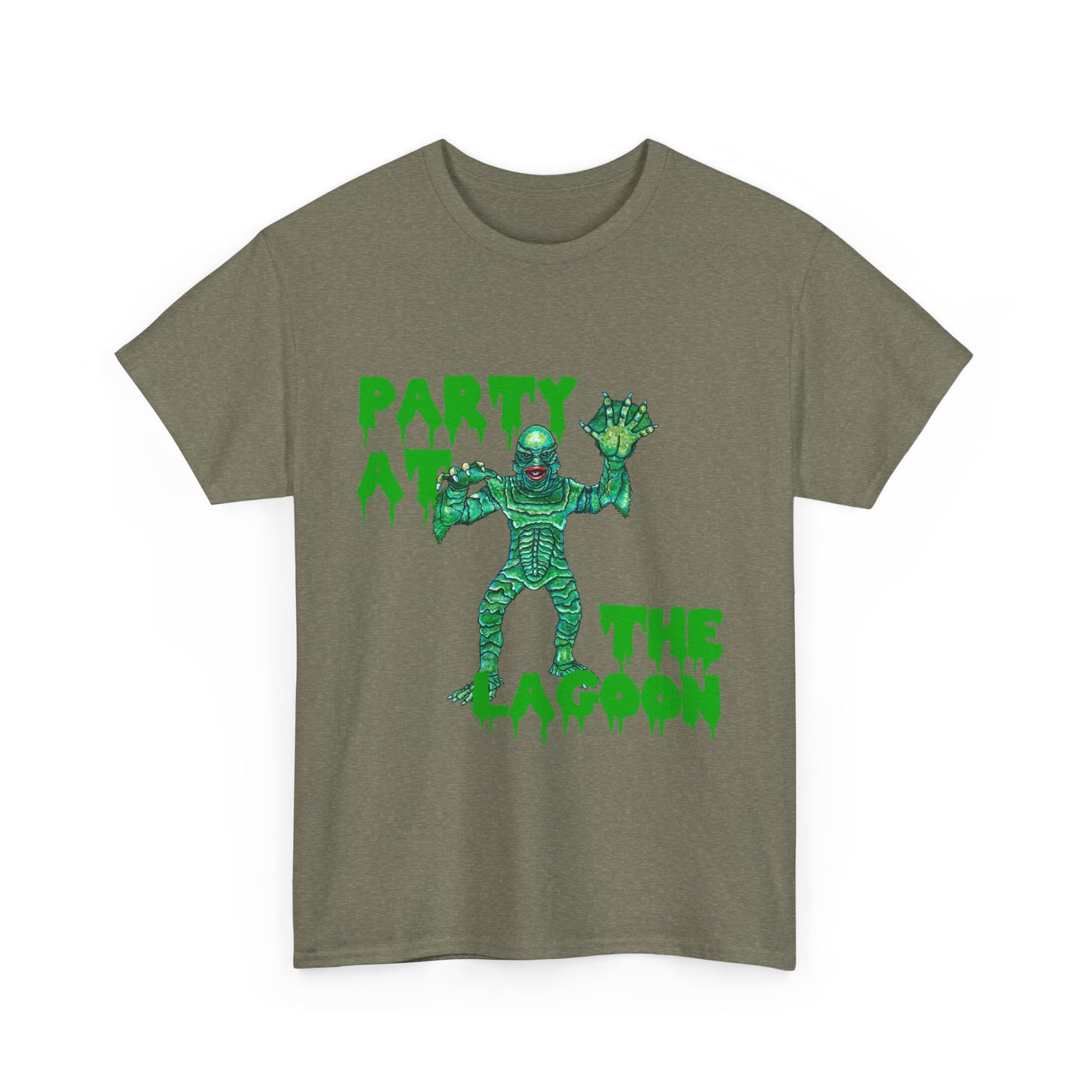 Party at the Lagoon Unisex Heavy Cotton Tee