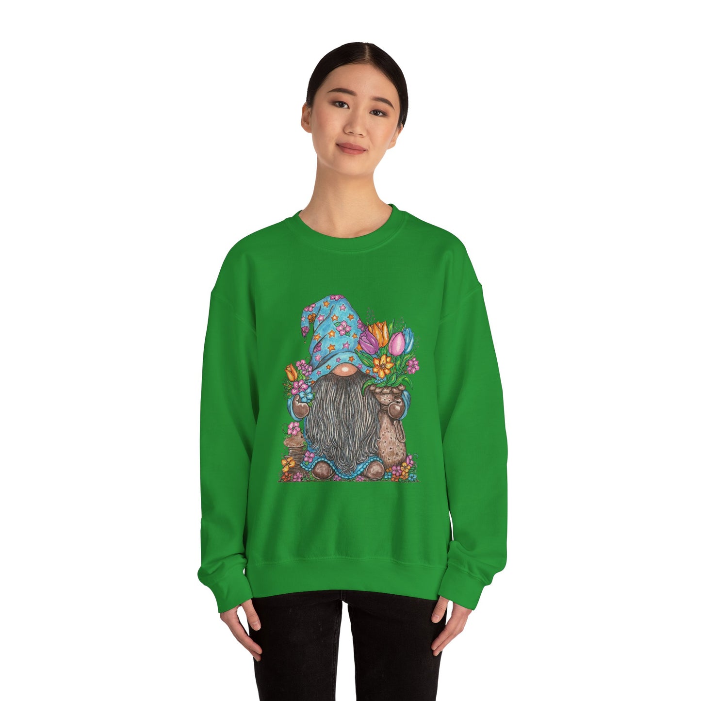 Gardening Gnome Unisex Heavy Blend™ Crewneck Sweatshirt