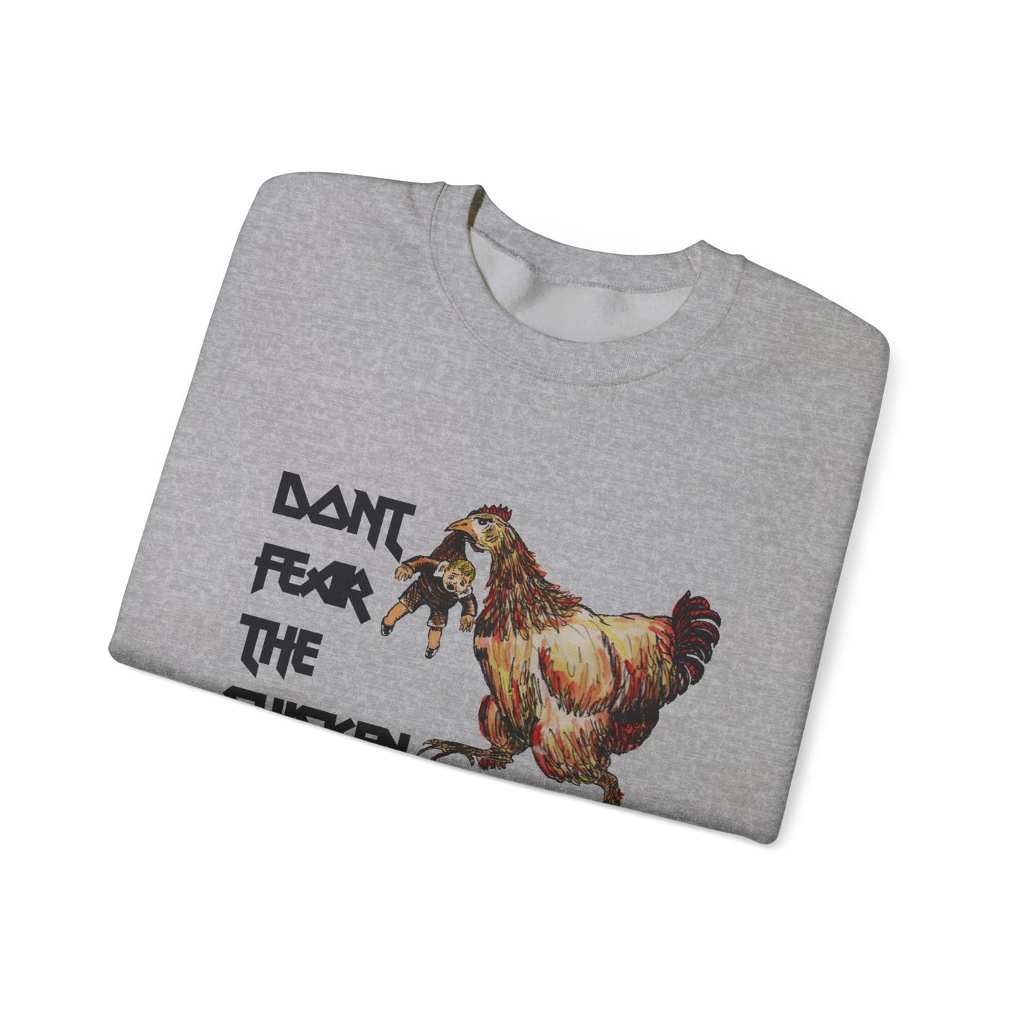 Don't Fear the Chicken Unisex Heavy Blend™ Crewneck Sweatshirt