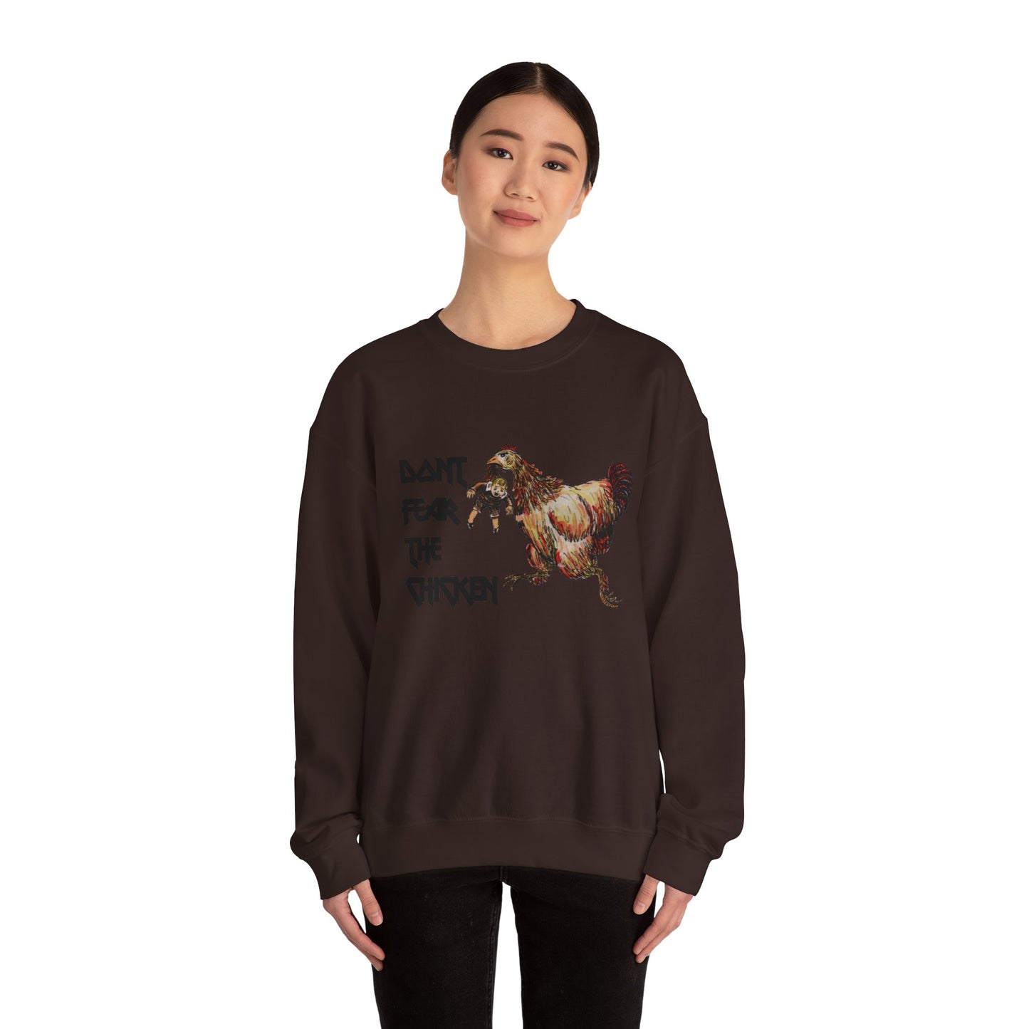 Don't Fear the Chicken Unisex Heavy Blend™ Crewneck Sweatshirt