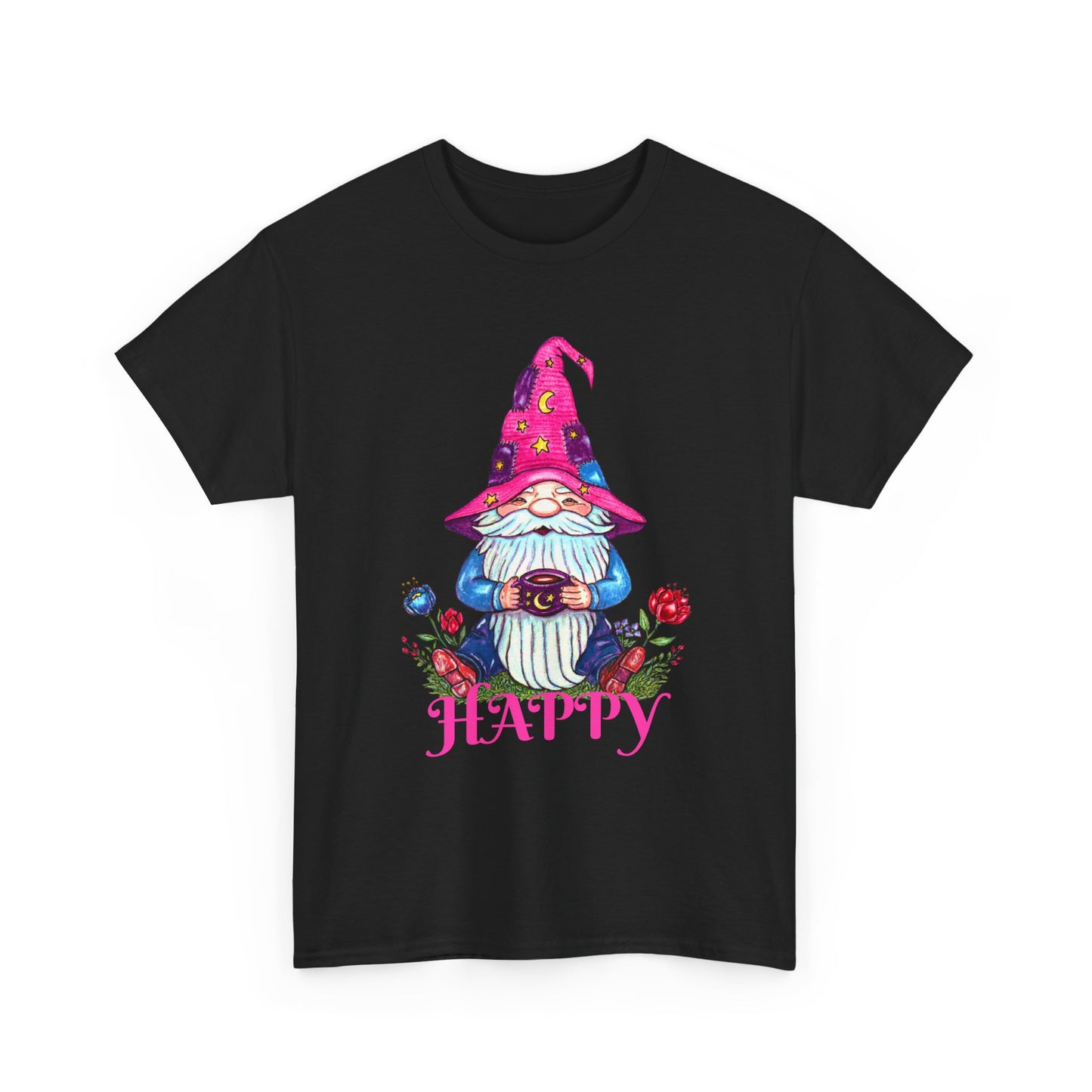 Happy Gnome Unisex Heavy Cotton Tee