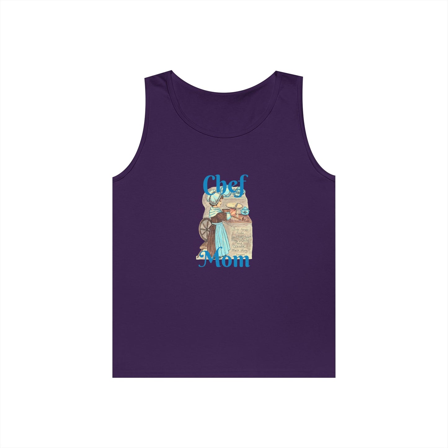 Chef Mom Unisex Heavy Cotton Tank Top