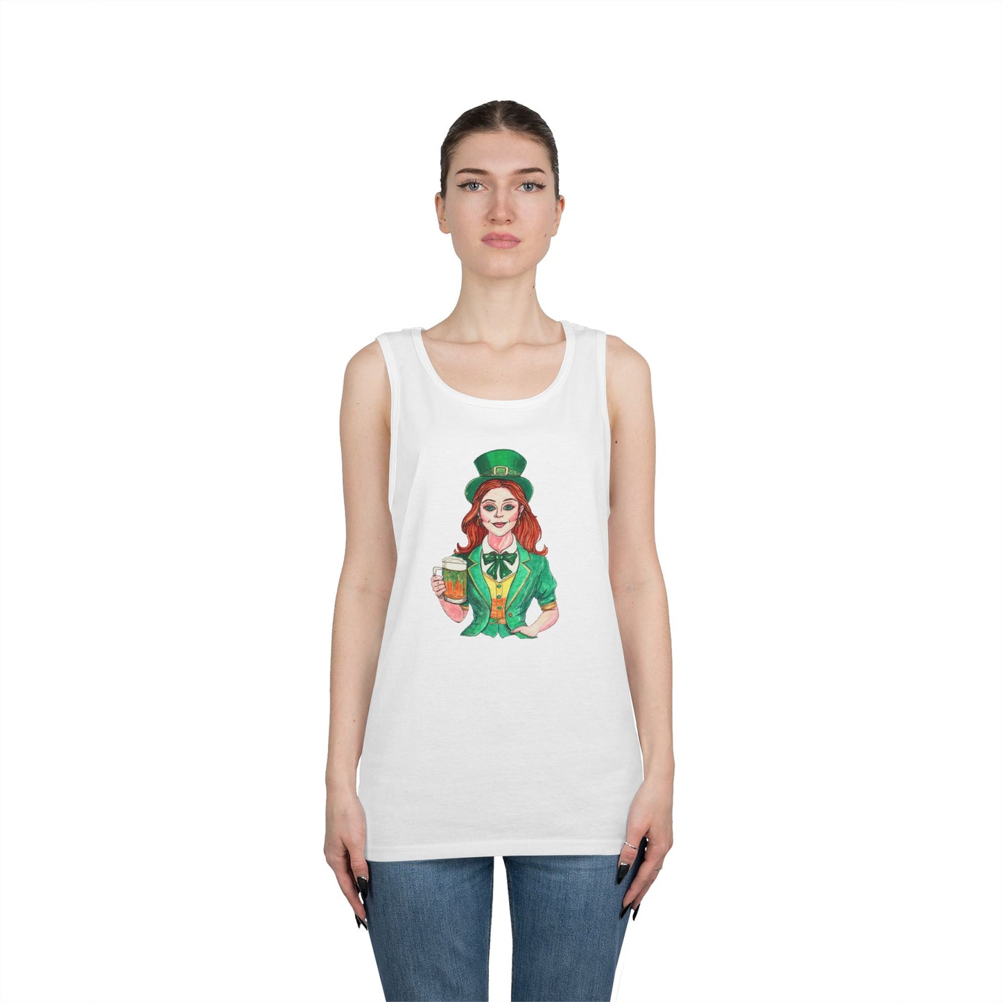 Paddy's Day Cheers Unisex Heavy Cotton Tank Top