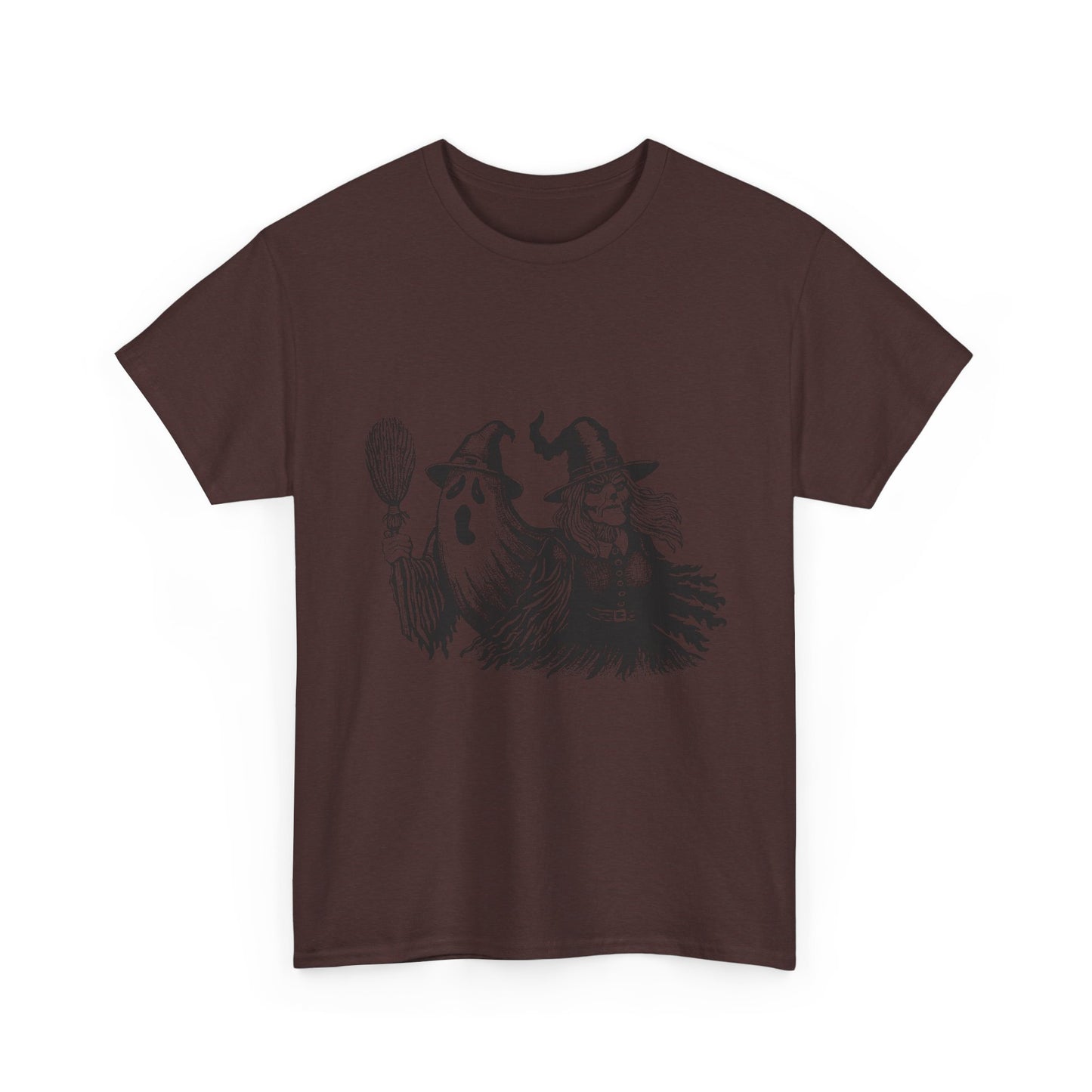 Ghost and Witch Unisex Heavy Cotton Tee