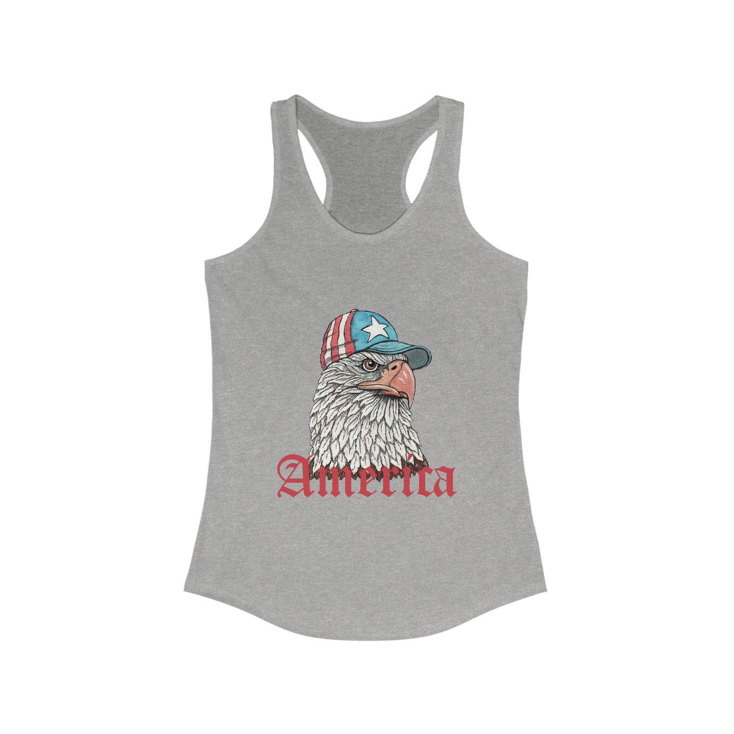 America Women's Ideal Racerback Tank