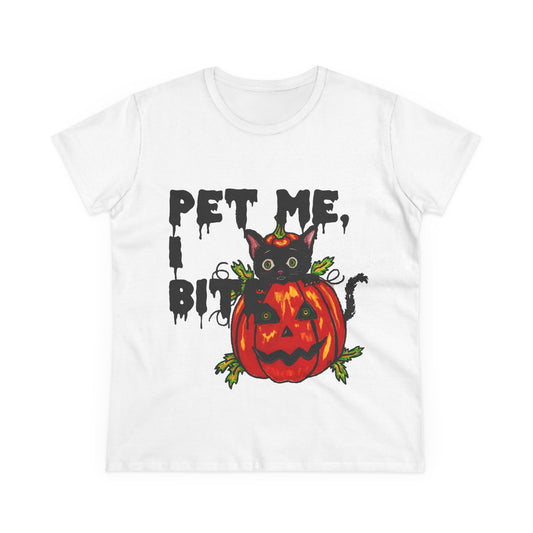 Pet Me Women's Midweight Cotton Tee