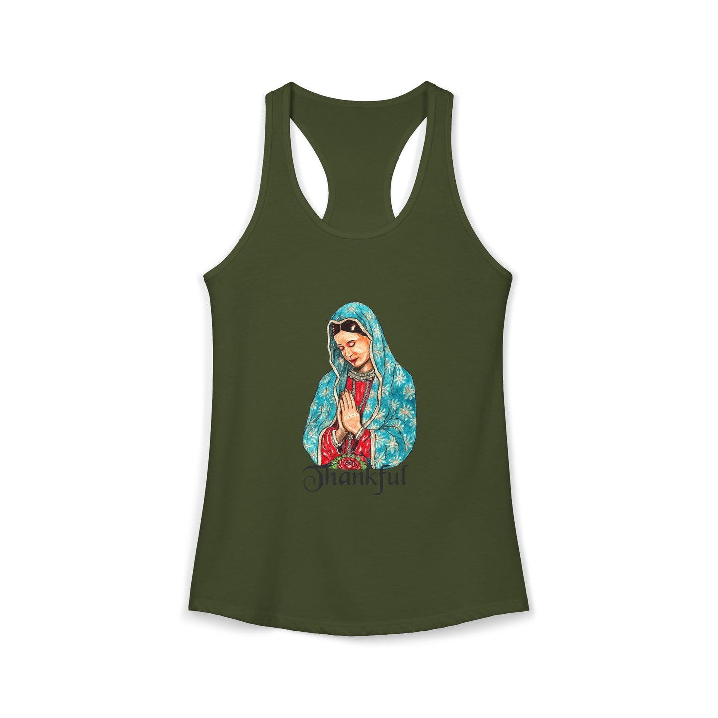 Thankful Women's Ideal Racerback Tank