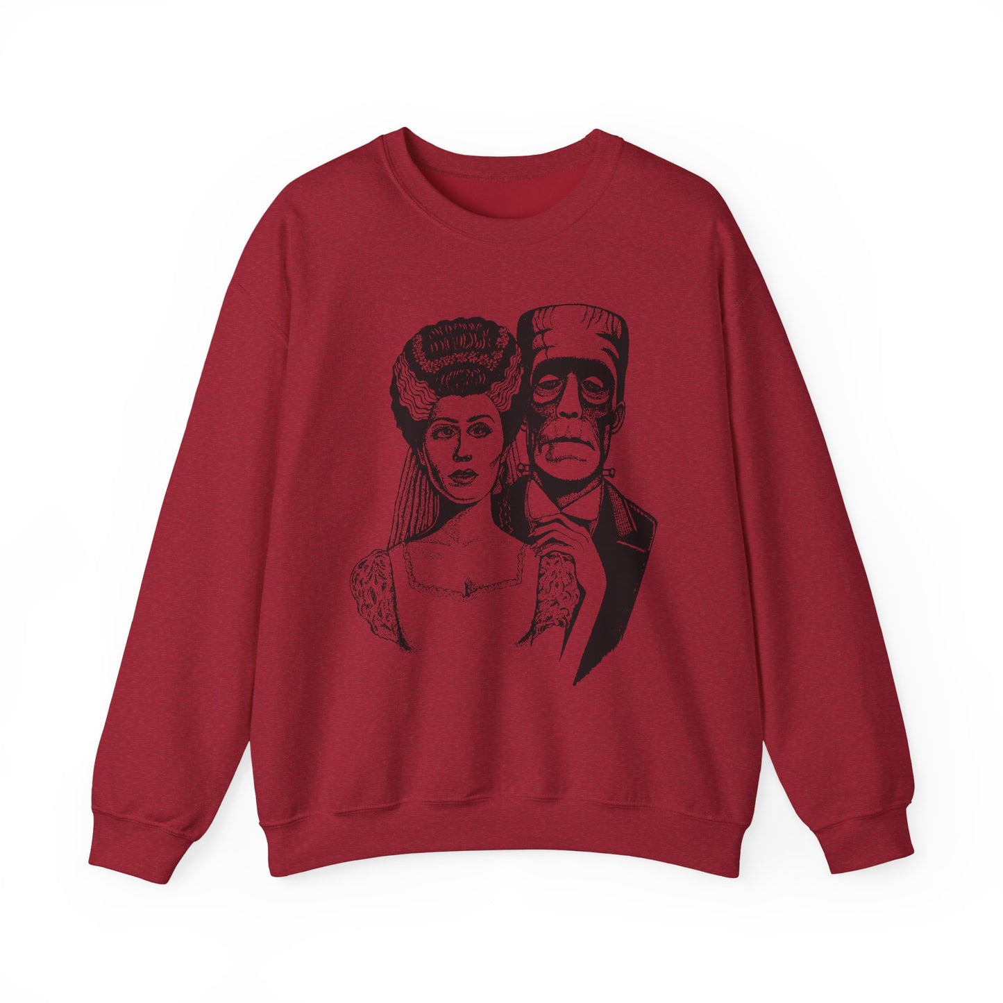 Frankenstein and Bride Unisex Heavy Blend™ Crewneck Sweatshirt