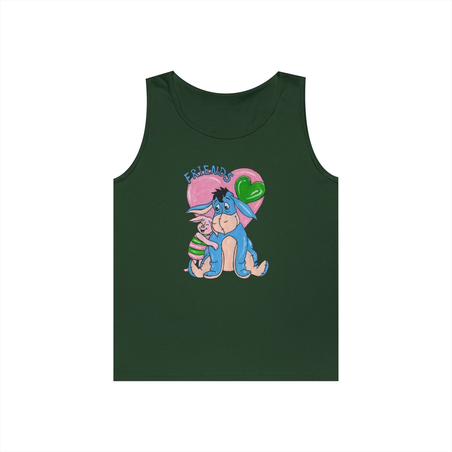 Best Friends Unisex Heavy Cotton Tank Top