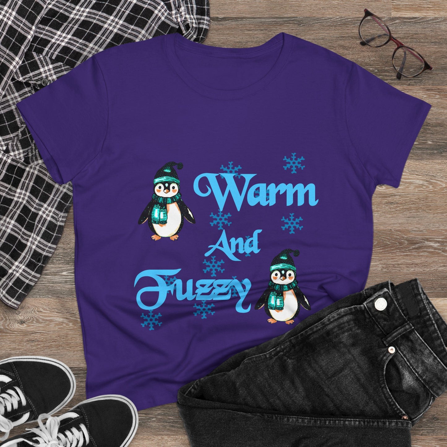 Warm and Fuzzy Women's Midweight Cotton Tee