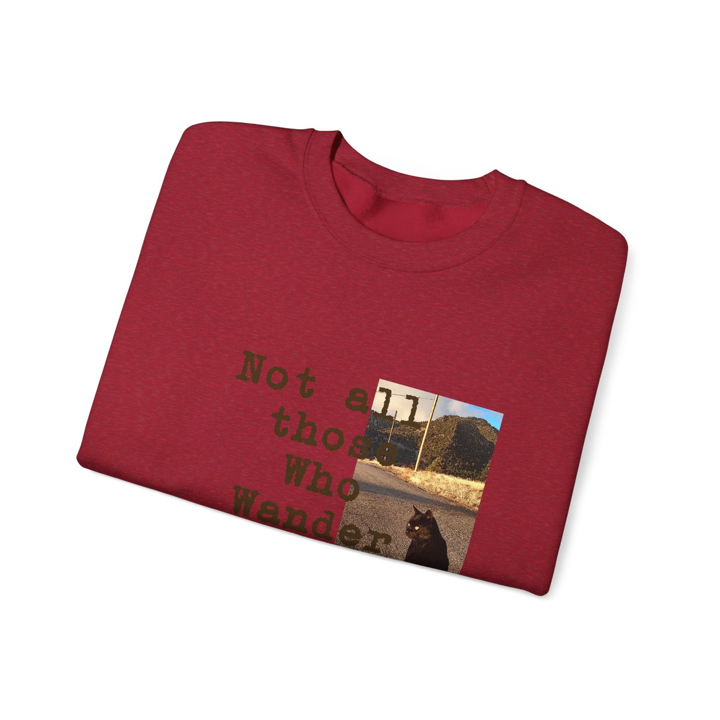 Wandering Kitty Unisex Heavy Blend™ Crewneck Sweatshirt