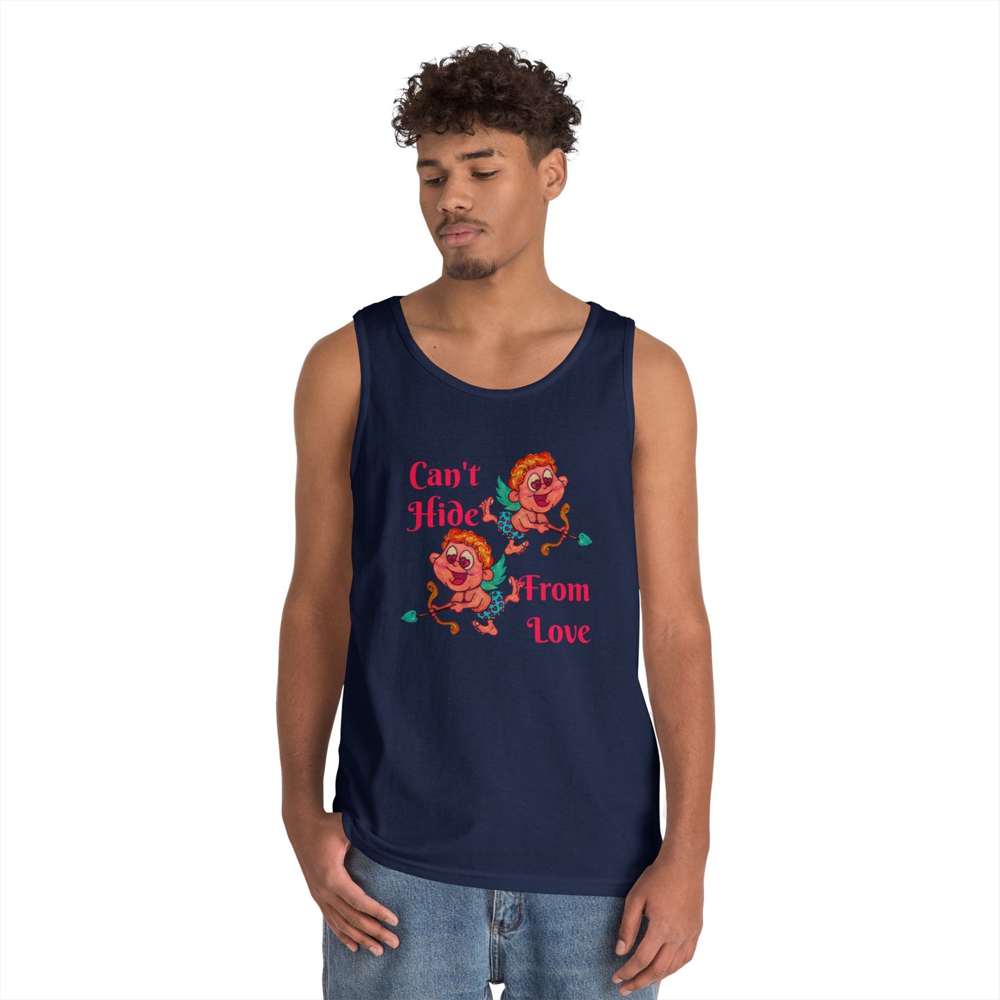 Can't Hide From Love Unisex Heavy Cotton Tank Top