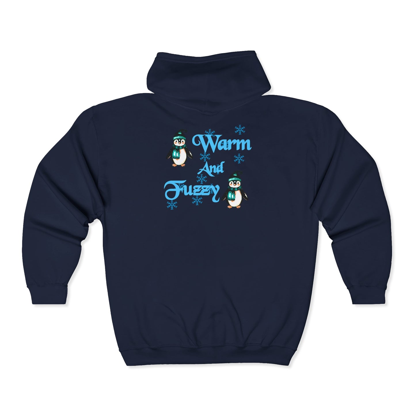 Warm and Fuzzy Unisex Heavy Blend™ Full Zip Hooded Sweatshirt