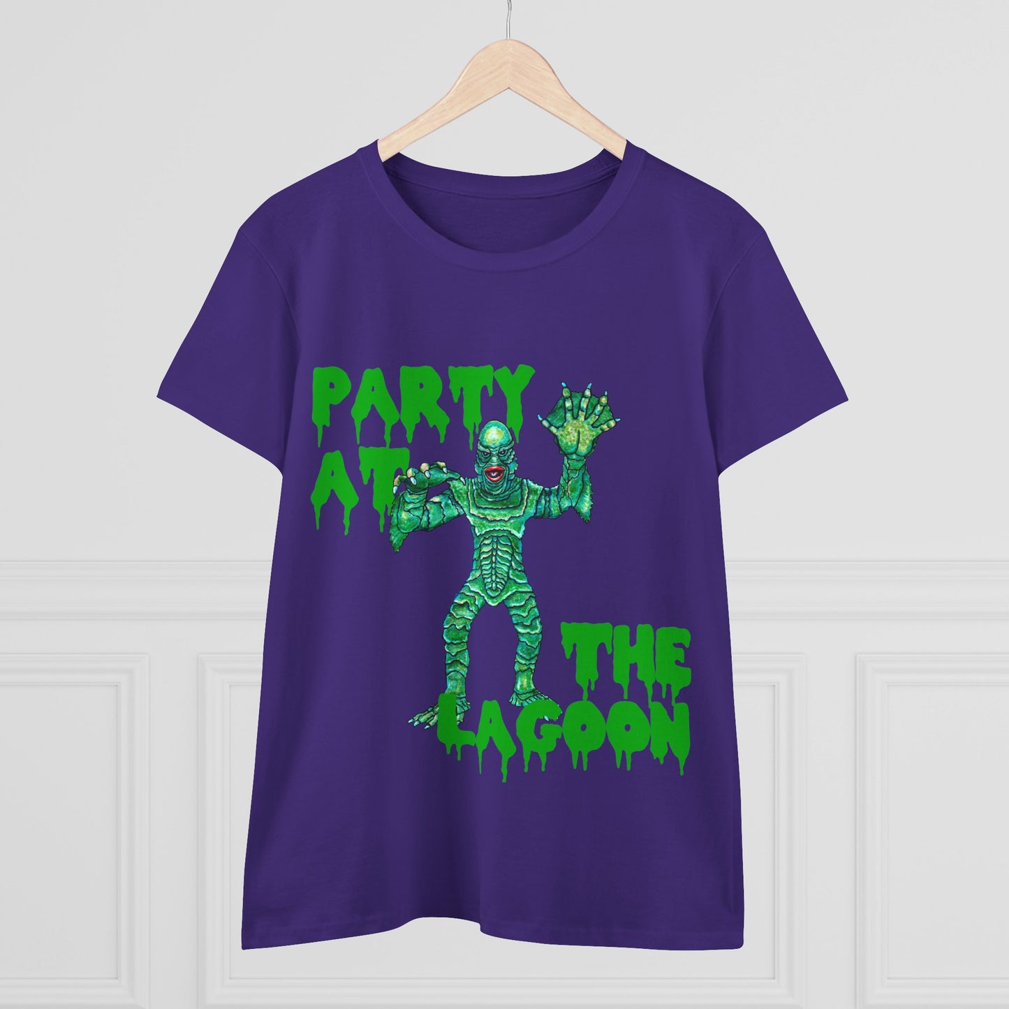 Party at the Lagoon Women's Midweight Cotton Tee