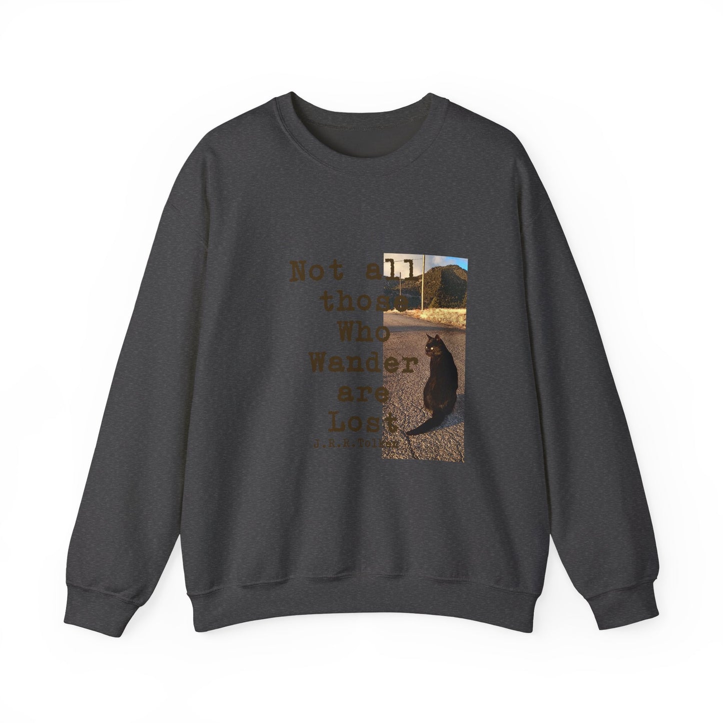 Wandering Kitty Unisex Heavy Blend™ Crewneck Sweatshirt