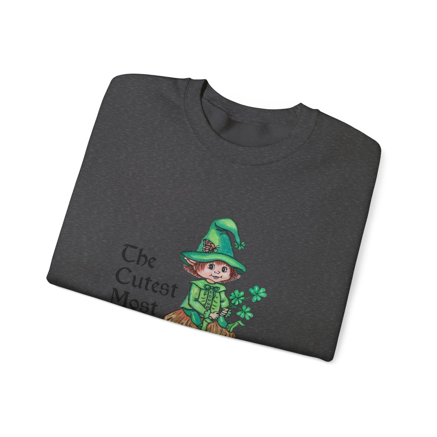 Cutest Leprechaun Unisex Heavy Blend™ Crewneck Sweatshirt