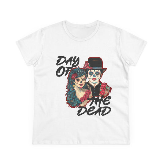 Day of the Dead Women's Midweight Cotton Tee