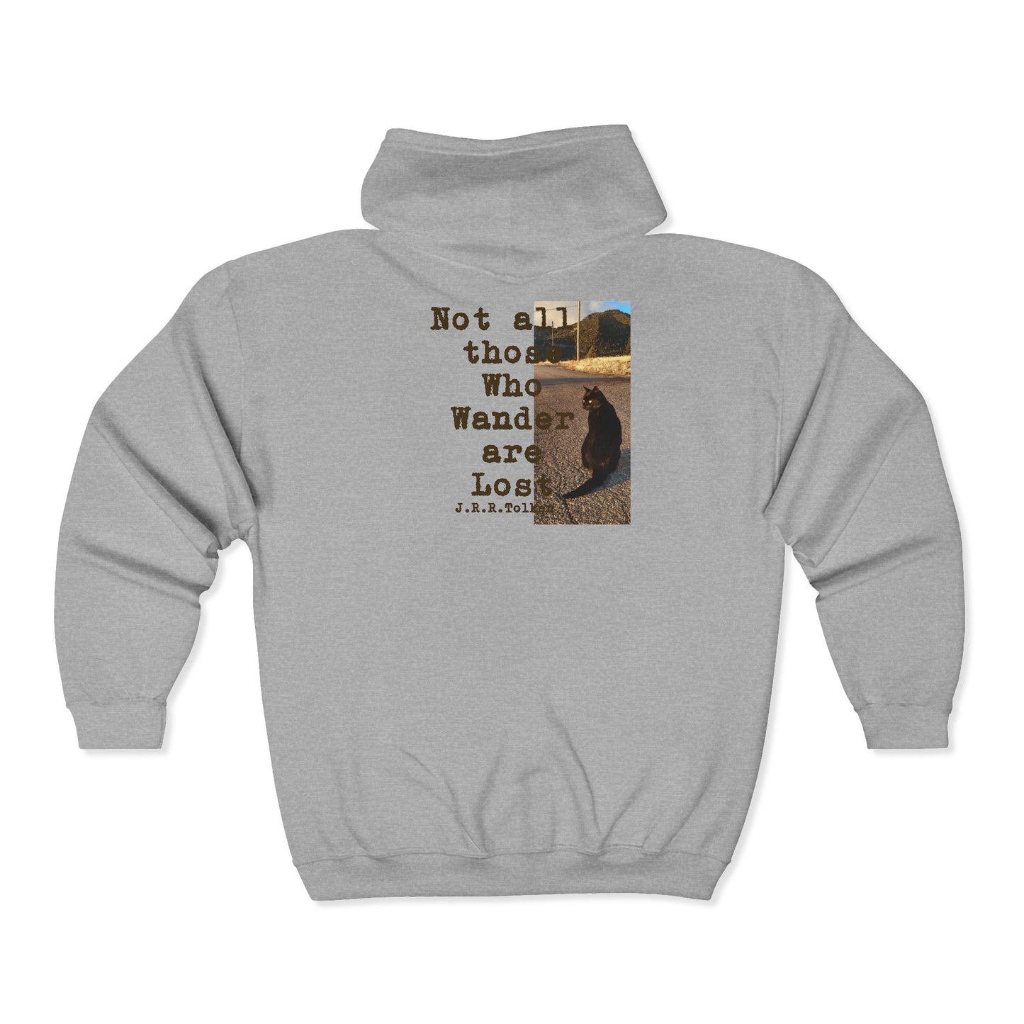 Wandering Kitty Unisex Heavy Blend™ Full Zip Hooded Sweatshirt