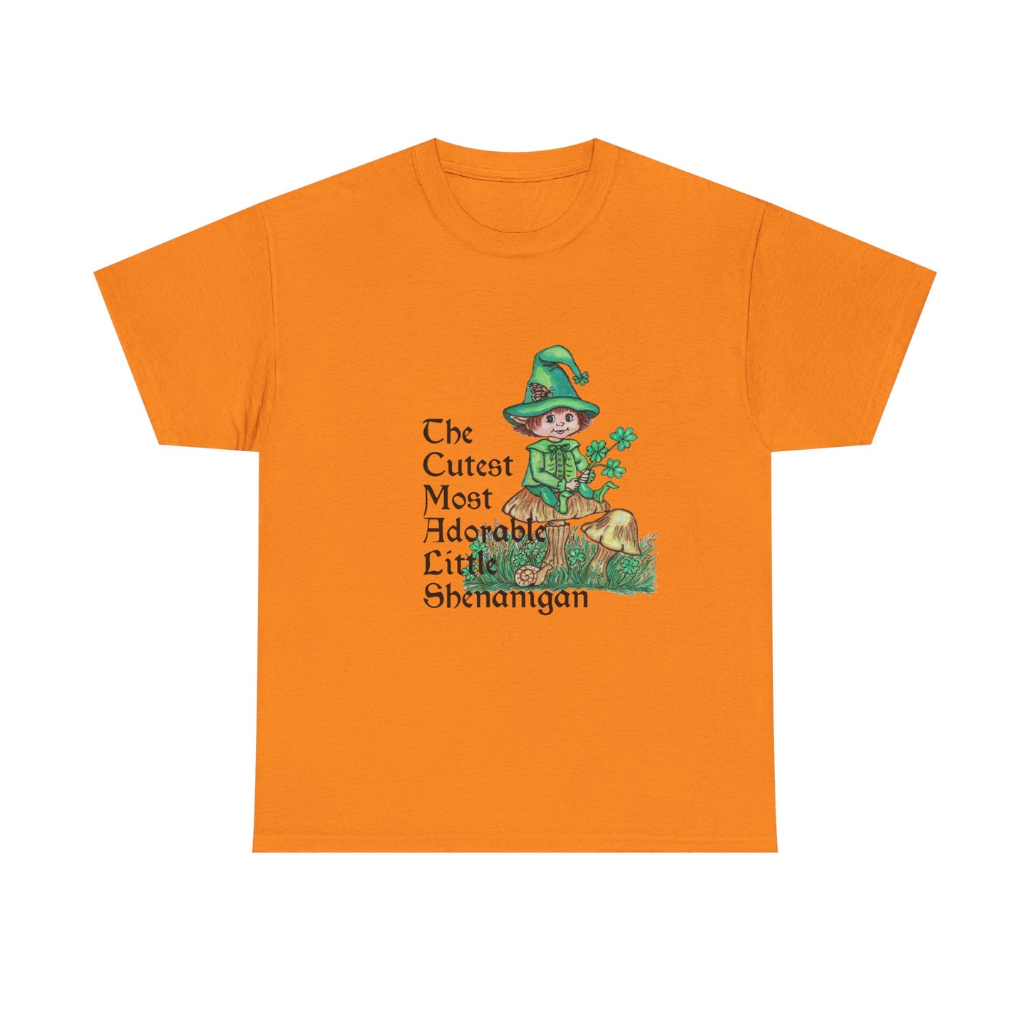 Cutest Leprechaun Unisex Heavy Cotton Tee
