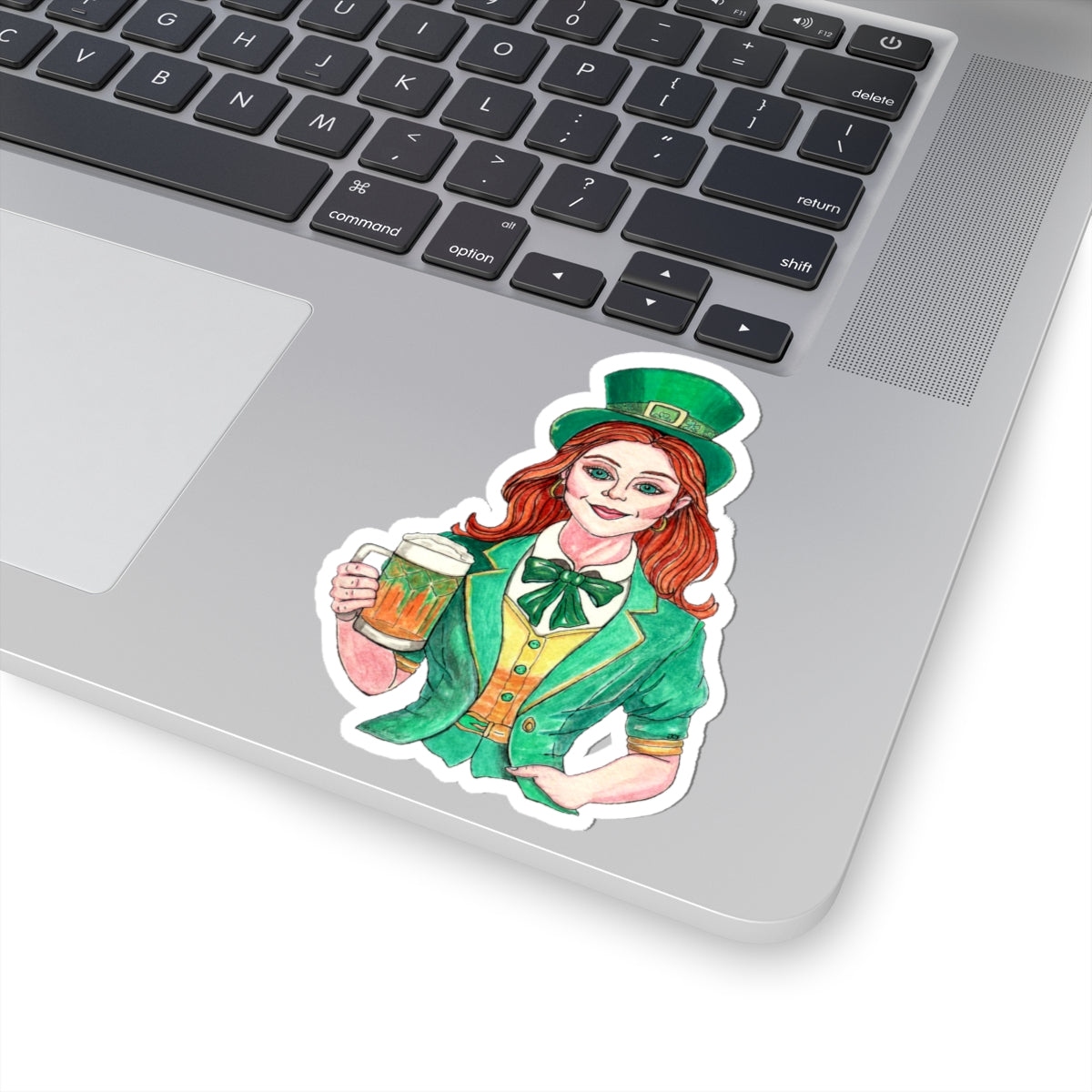Paddy's Day Cheers Kiss-Cut Stickers
