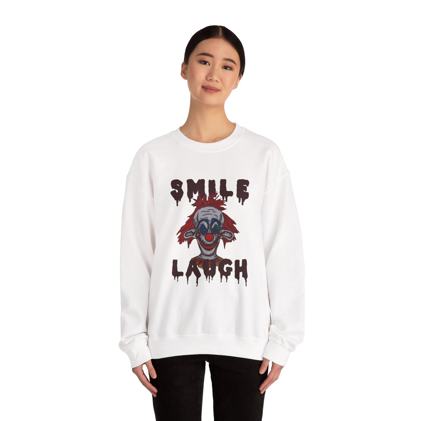 Smile, Laugh Unisex Heavy Blend™ Crewneck Sweatshirt
