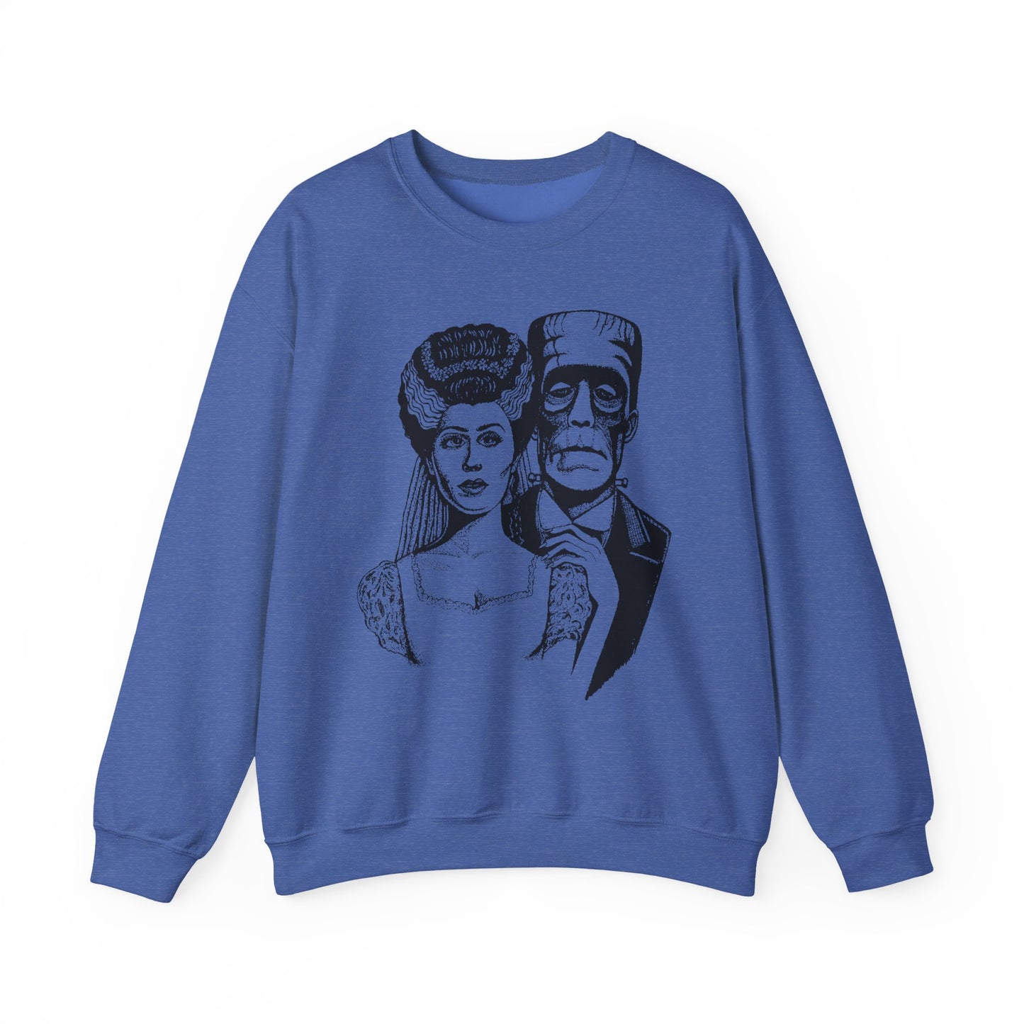 Frankenstein and Bride Unisex Heavy Blend™ Crewneck Sweatshirt