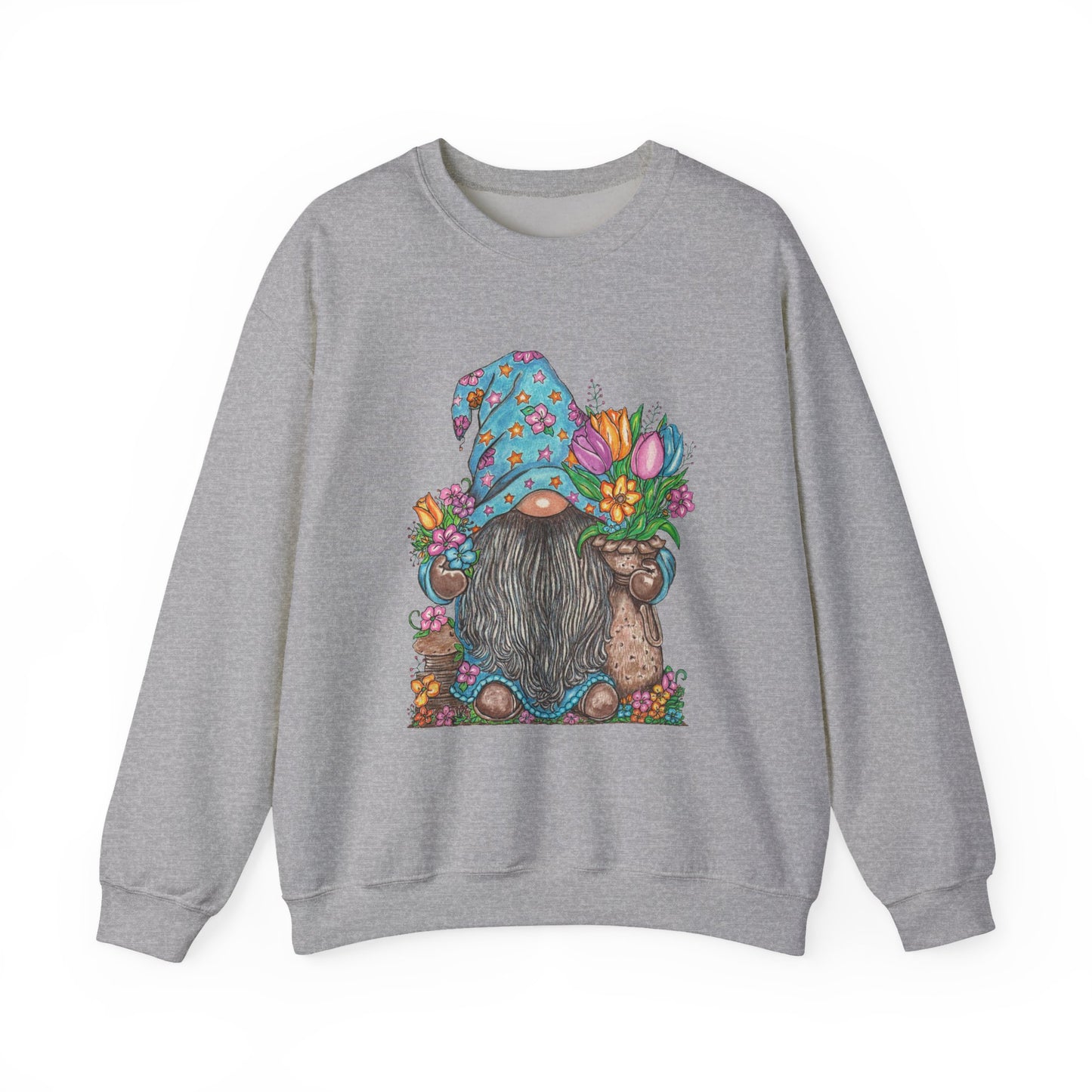 Gardening Gnome Unisex Heavy Blend™ Crewneck Sweatshirt
