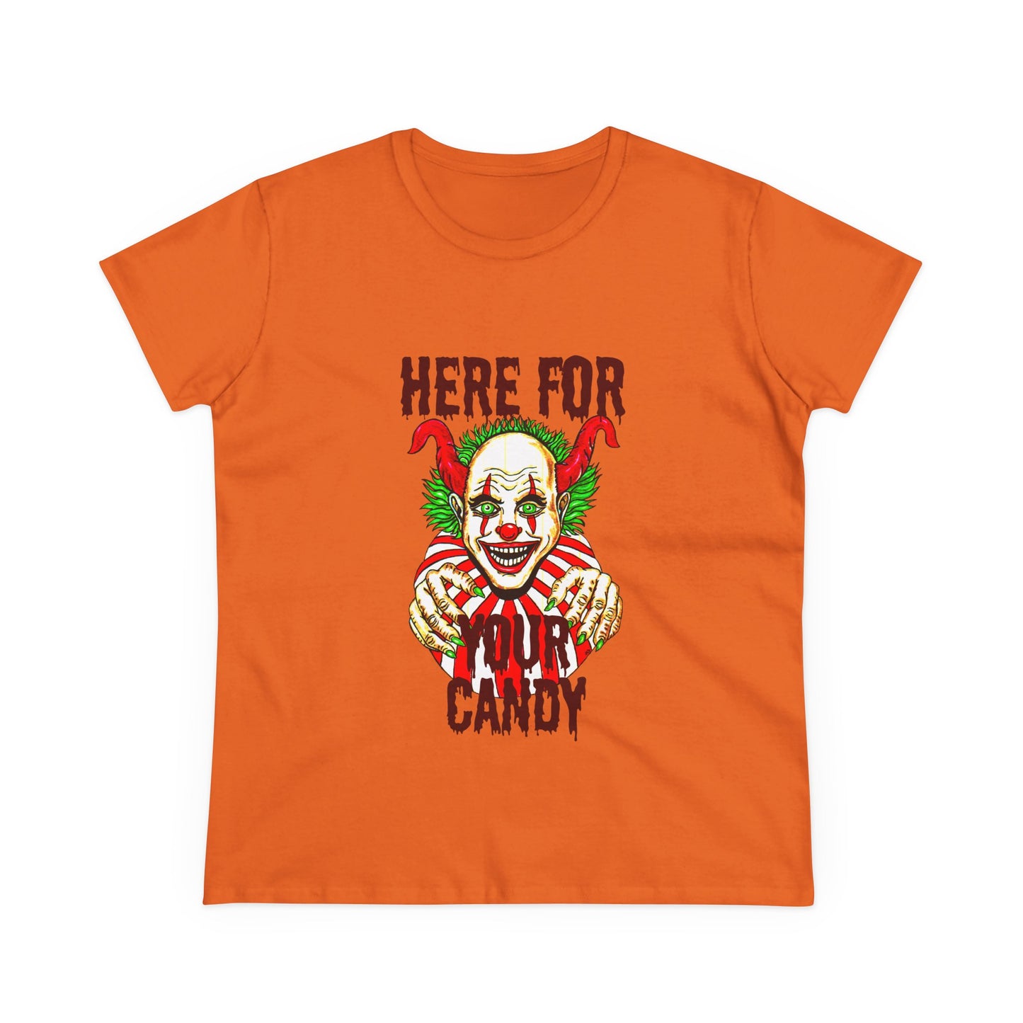 Here for Your Candy Women's Midweight Cotton Tee