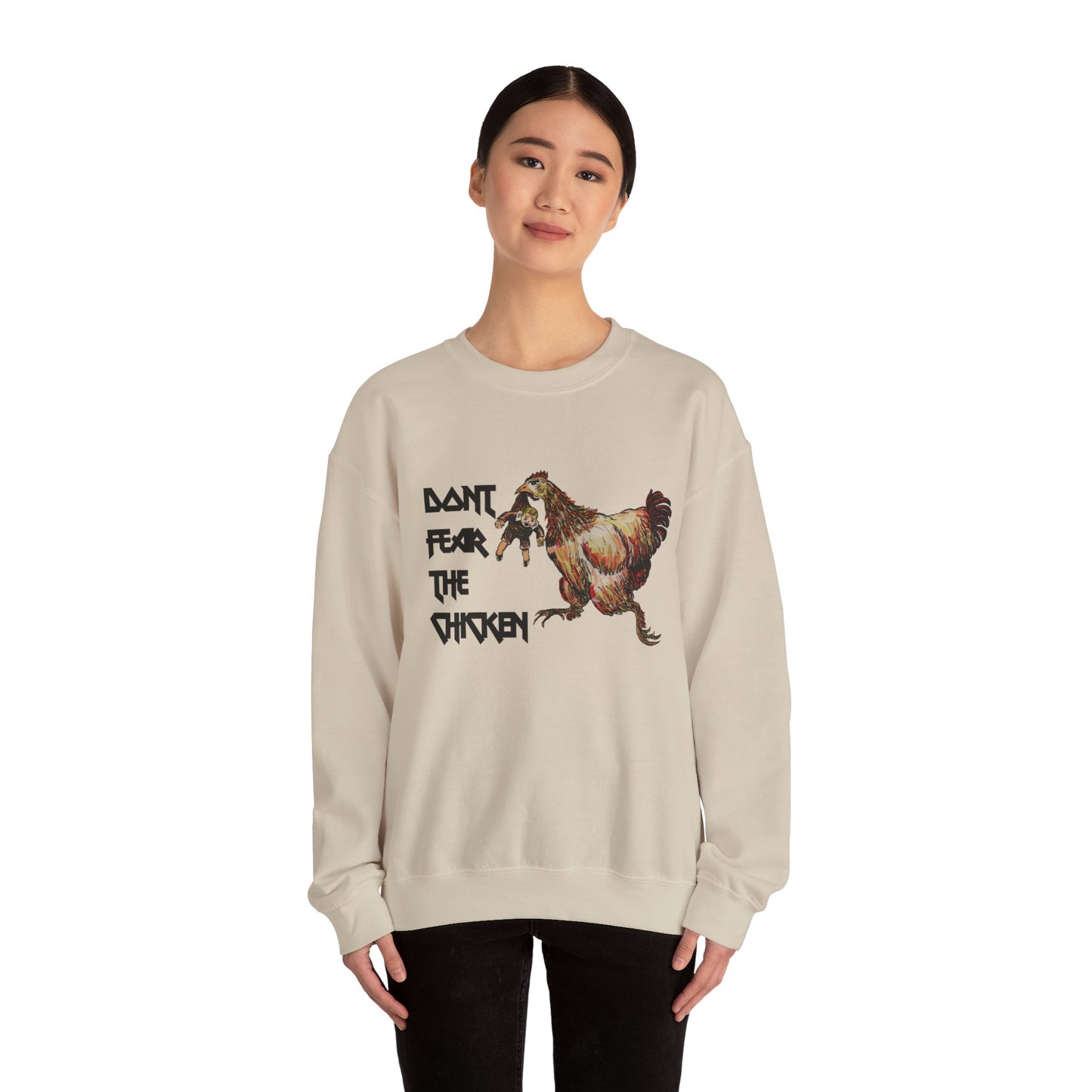 Don't Fear the Chicken Unisex Heavy Blend™ Crewneck Sweatshirt