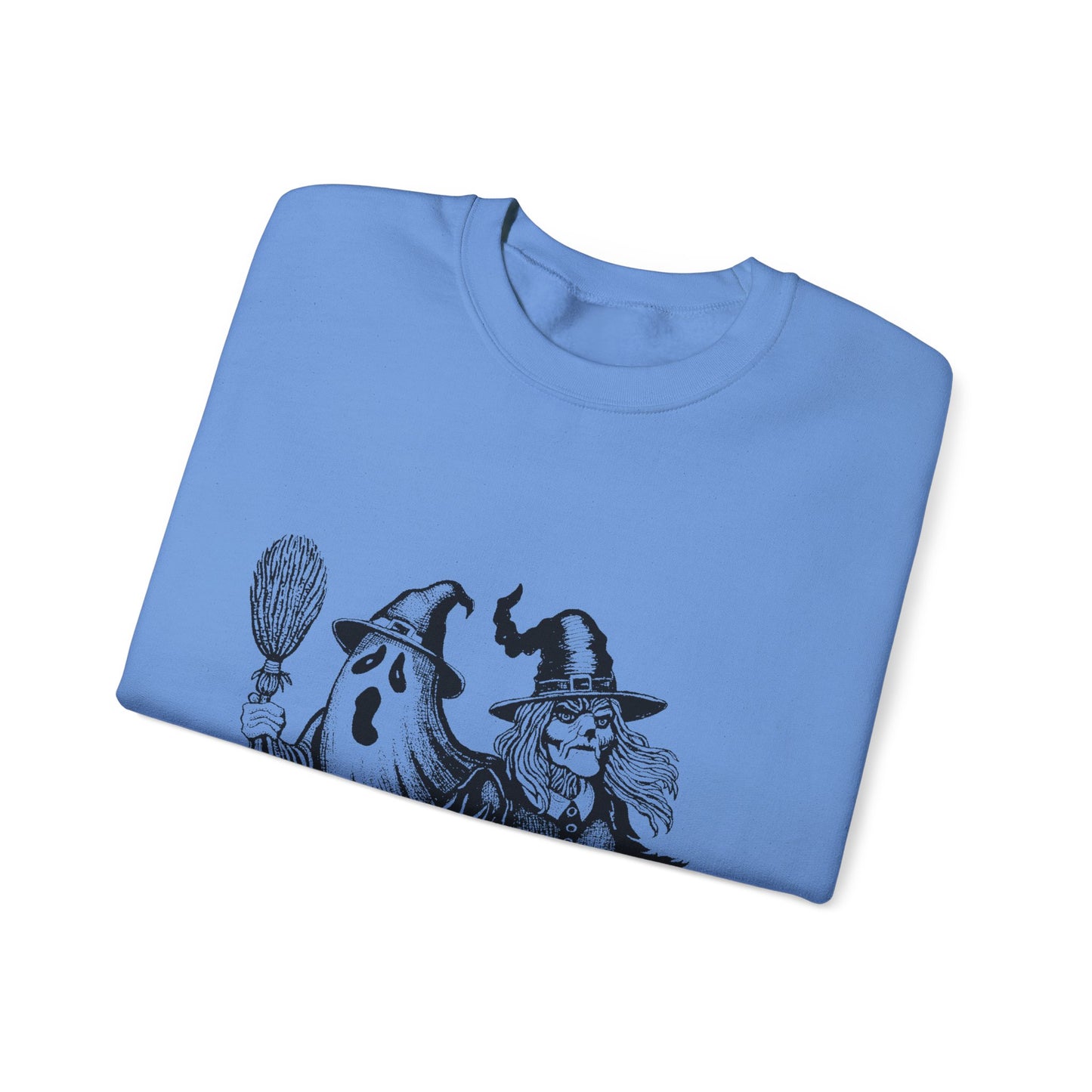 Ghost and Witch Unisex Heavy Blend™ Crewneck Sweatshirt
