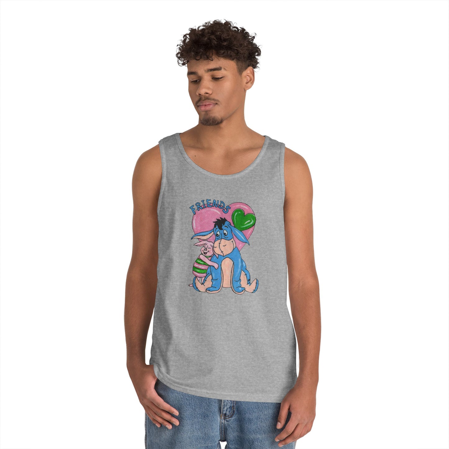 Best Friends Unisex Heavy Cotton Tank Top